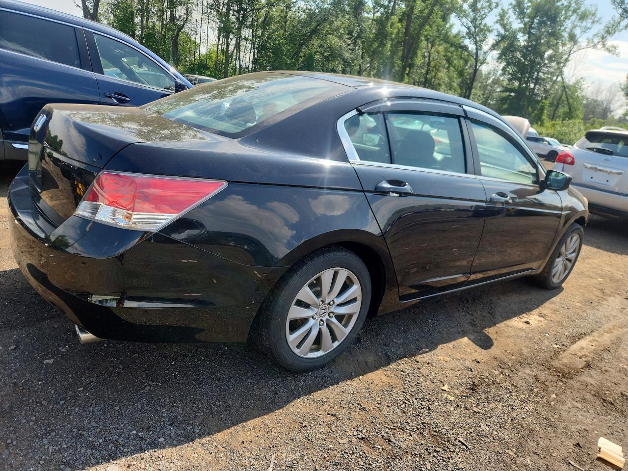 2009 Honda Accord Ex Black vin: 1HGCP26799A124978