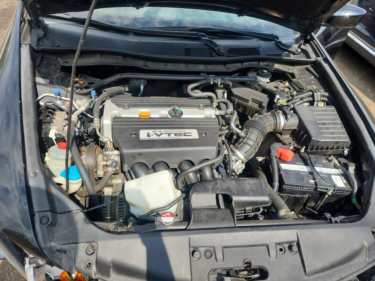 2009 Honda Accord Ex Black vin: 1HGCP26799A124978
