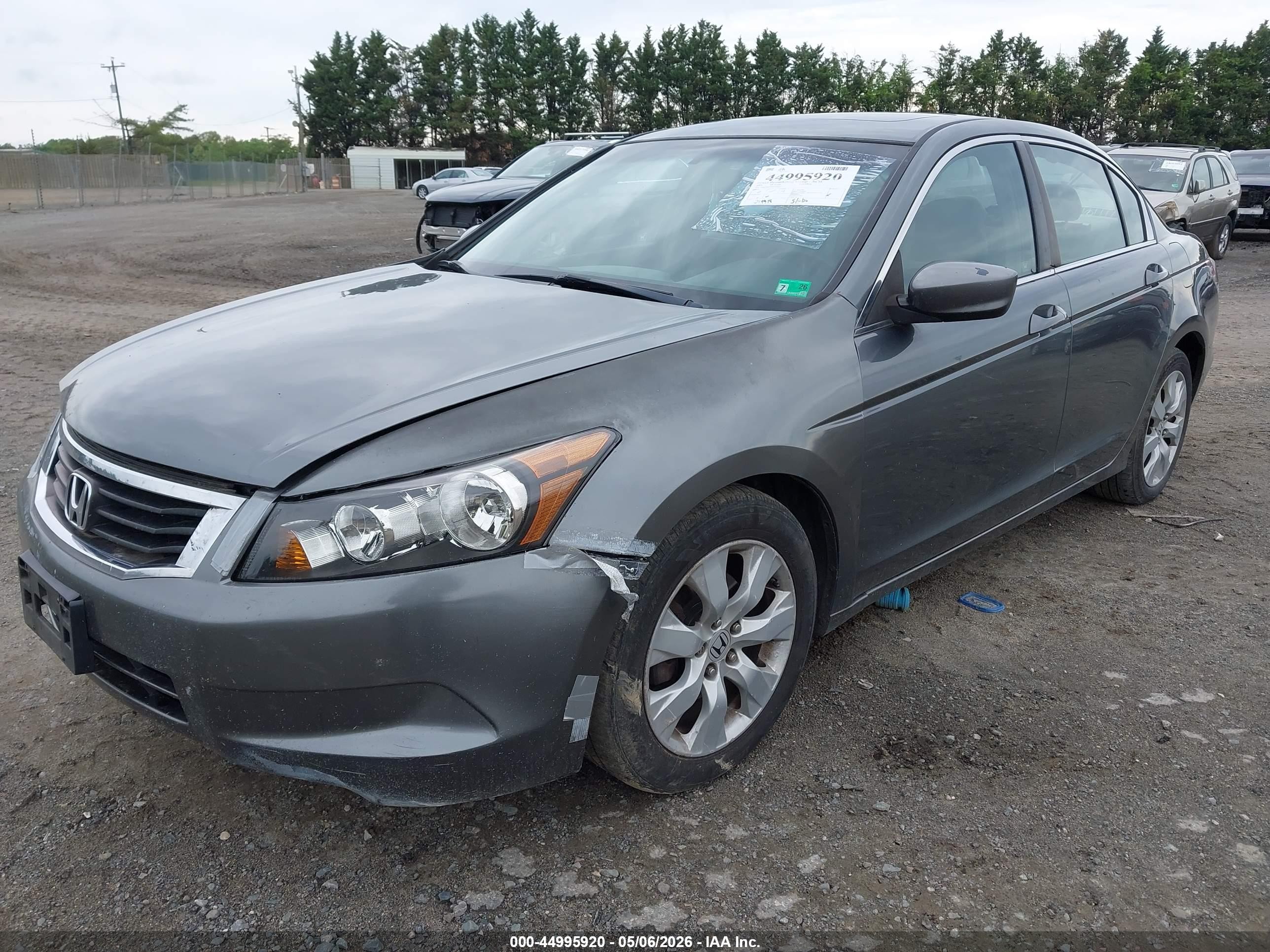2009 Honda Accord 2.4 Ex Gray vin: 1HGCP26799A144065