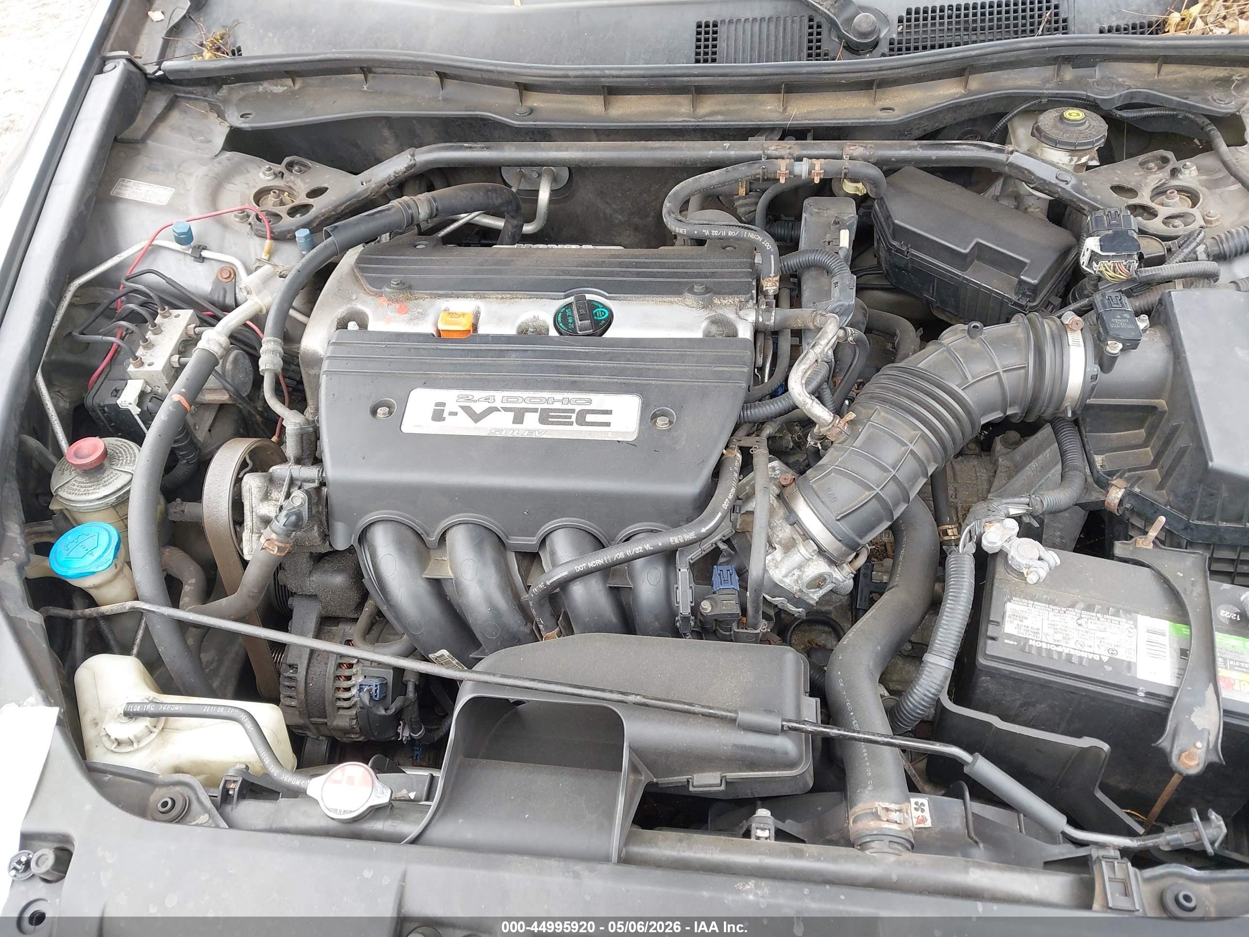 2009 Honda Accord 2.4 Ex Gray vin: 1HGCP26799A144065