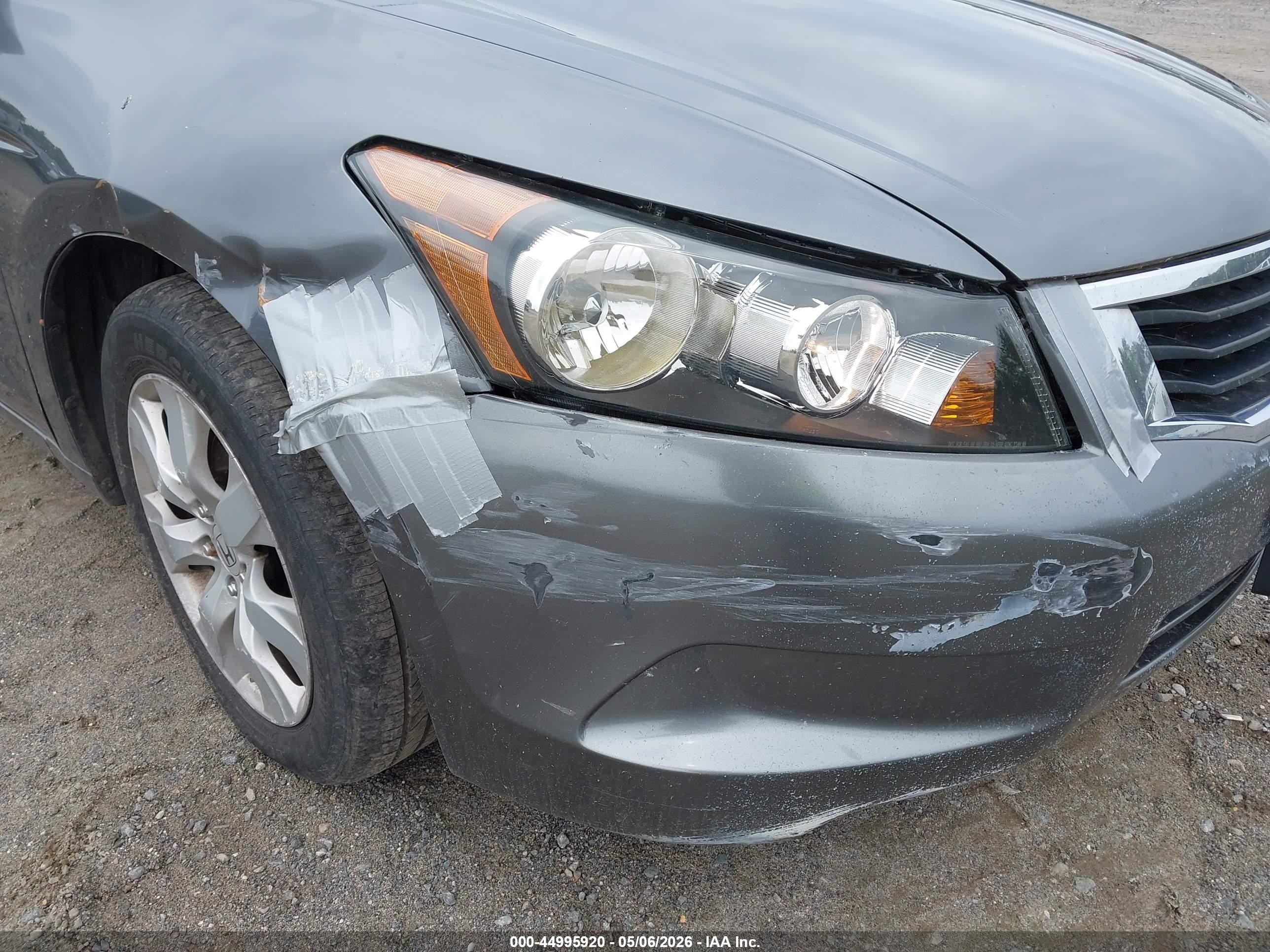 2009 Honda Accord 2.4 Ex Gray vin: 1HGCP26799A144065