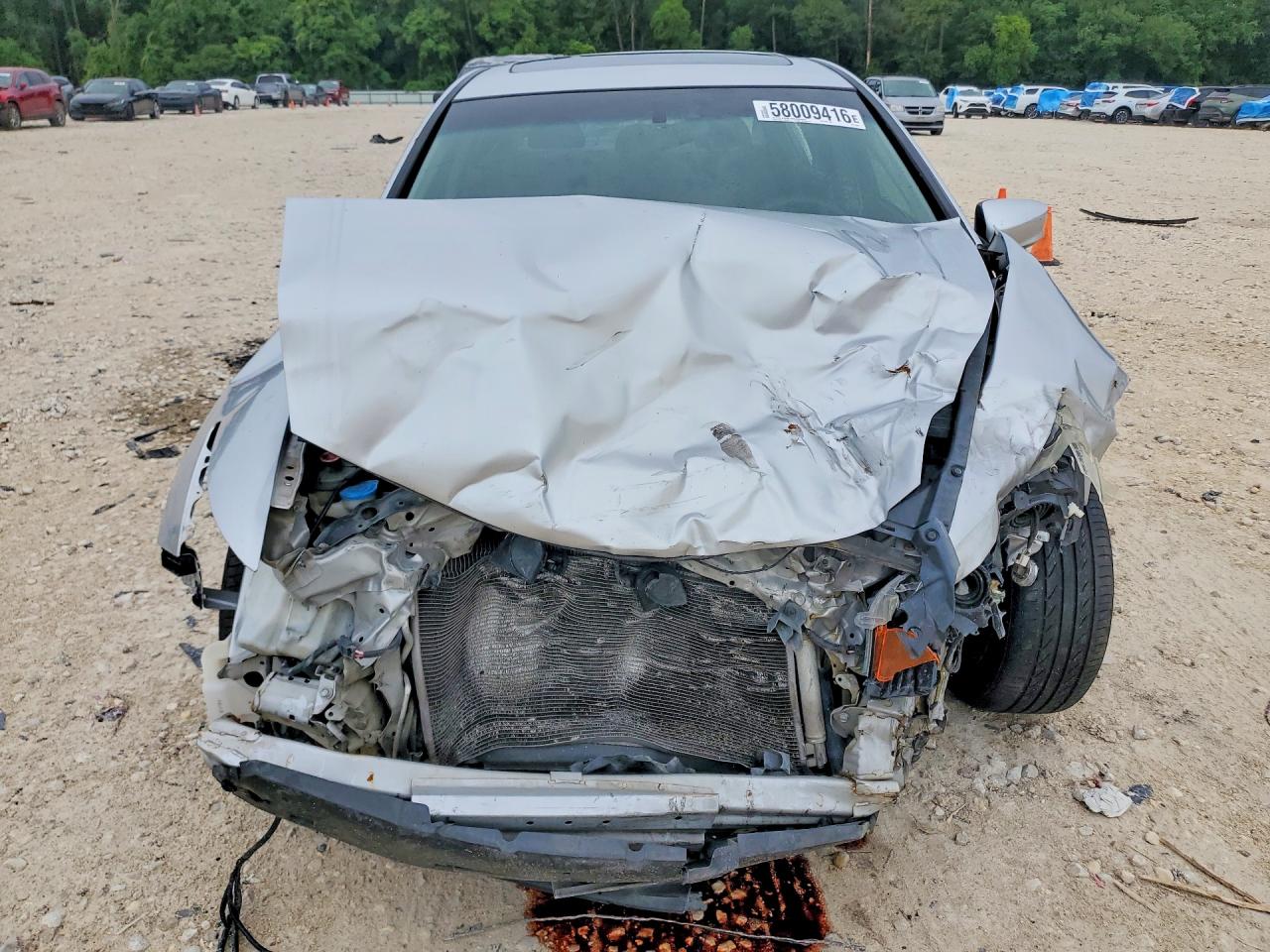 2009 Honda Accord Ex Silver vin: 1HGCP26799A189295