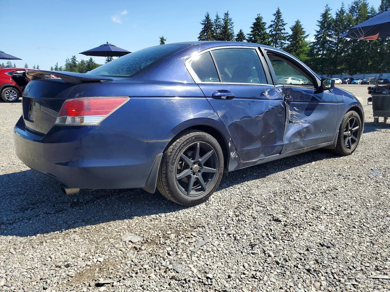 2008 Honda Accord Ex Синий vin: 1HGCP267X8A039274