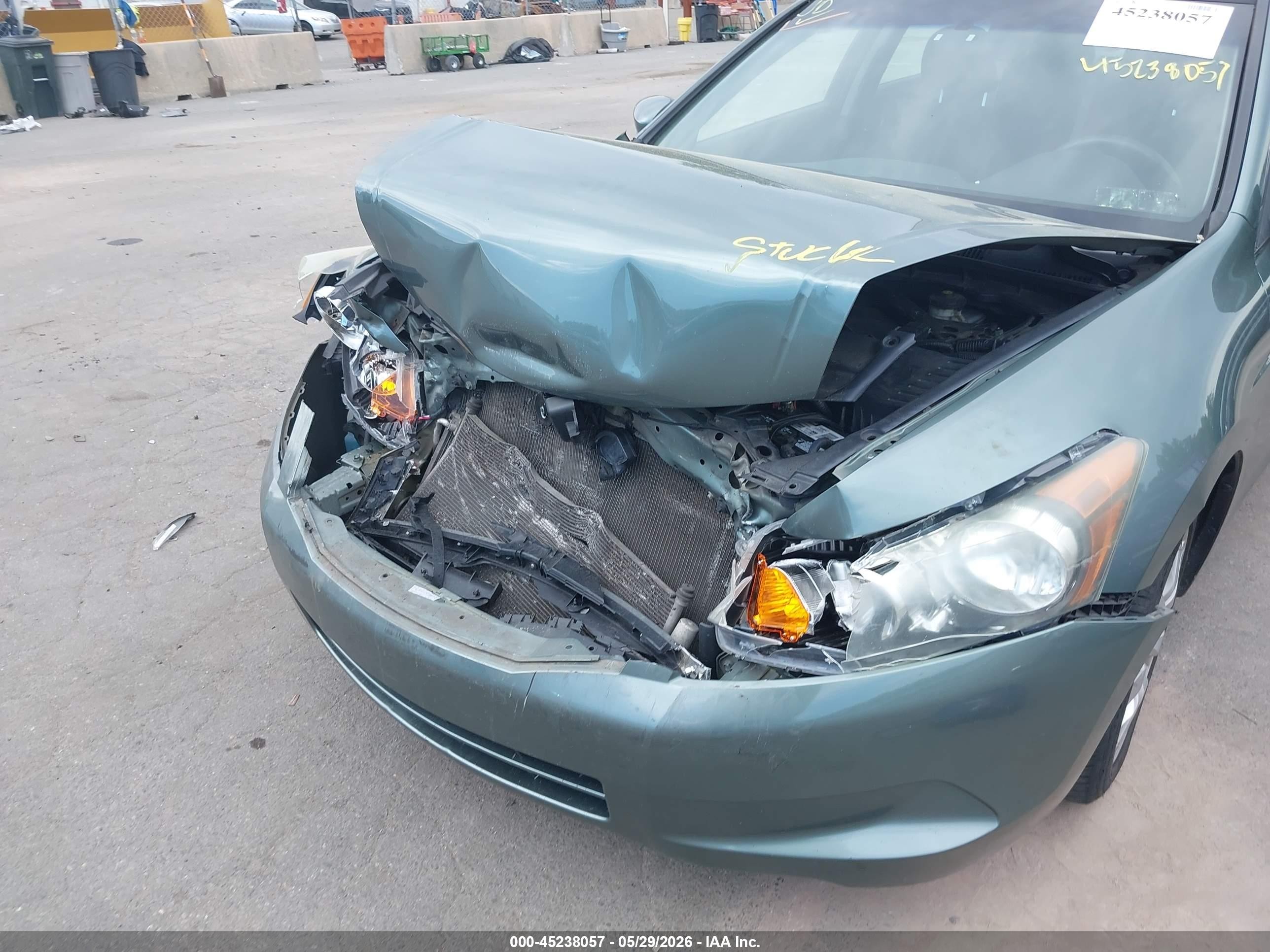 2008 Honda Accord 2.4 Ex Teal vin: 1HGCP267X8A102762