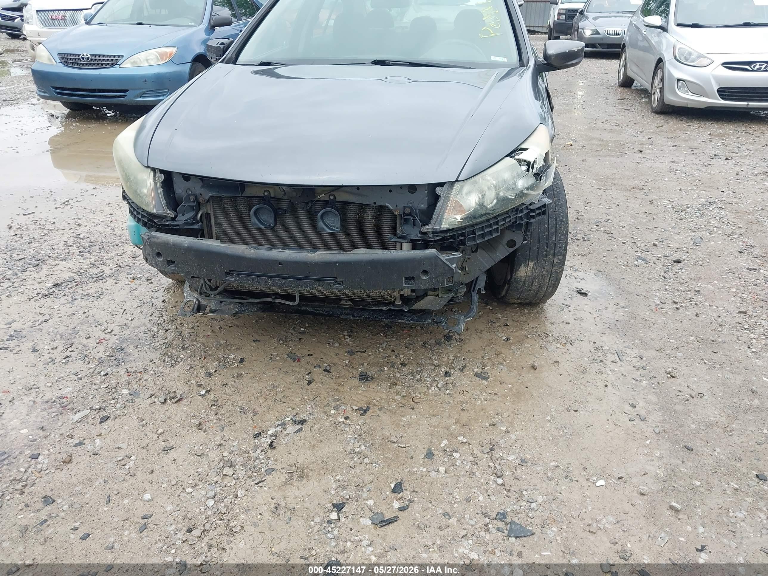 2008 Honda Accord 2.4 Ex Gray vin: 1HGCP267X8A108285