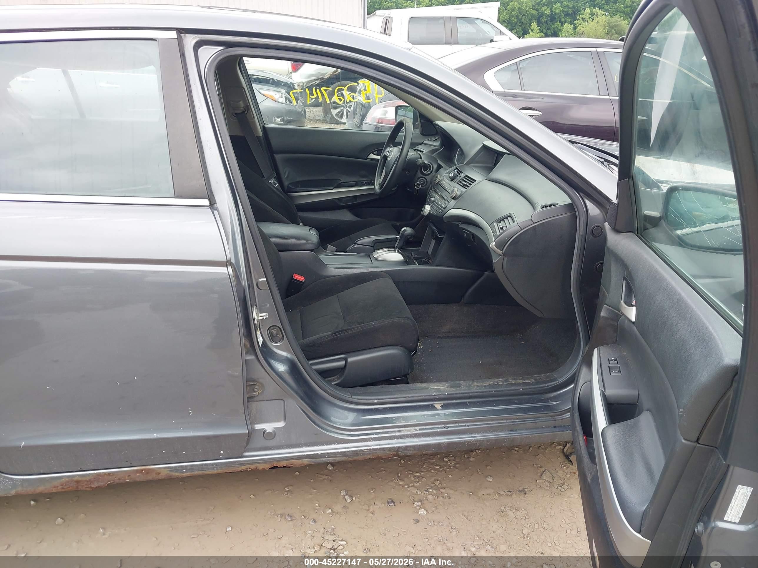 2008 Honda Accord 2.4 Ex Gray vin: 1HGCP267X8A108285