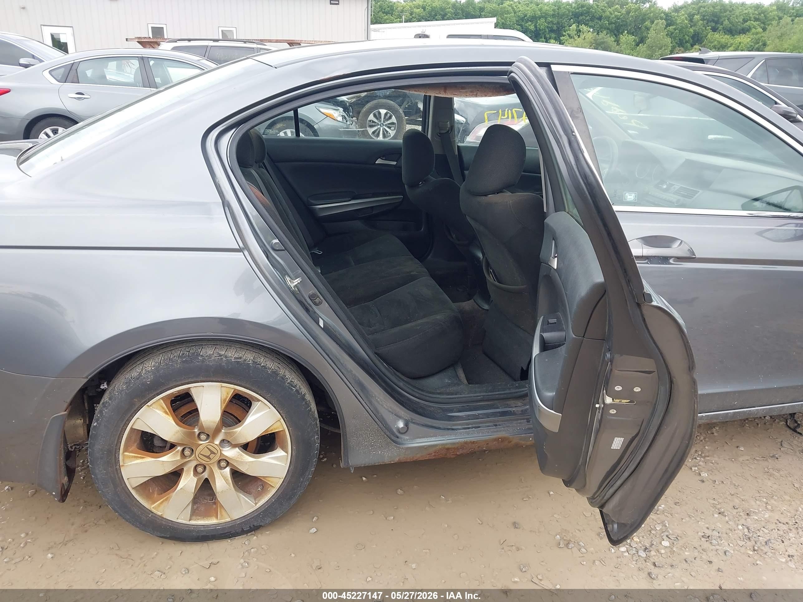 2008 Honda Accord 2.4 Ex Gray vin: 1HGCP267X8A108285