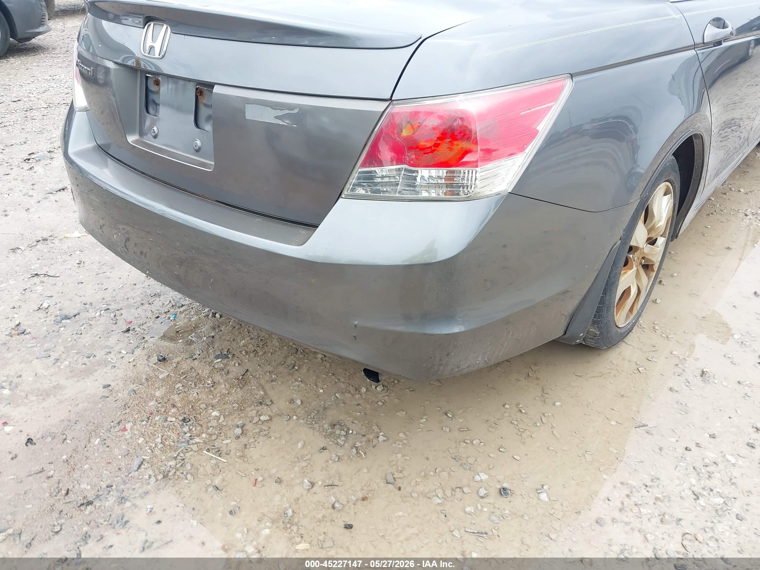 2008 Honda Accord 2.4 Ex Gray vin: 1HGCP267X8A108285