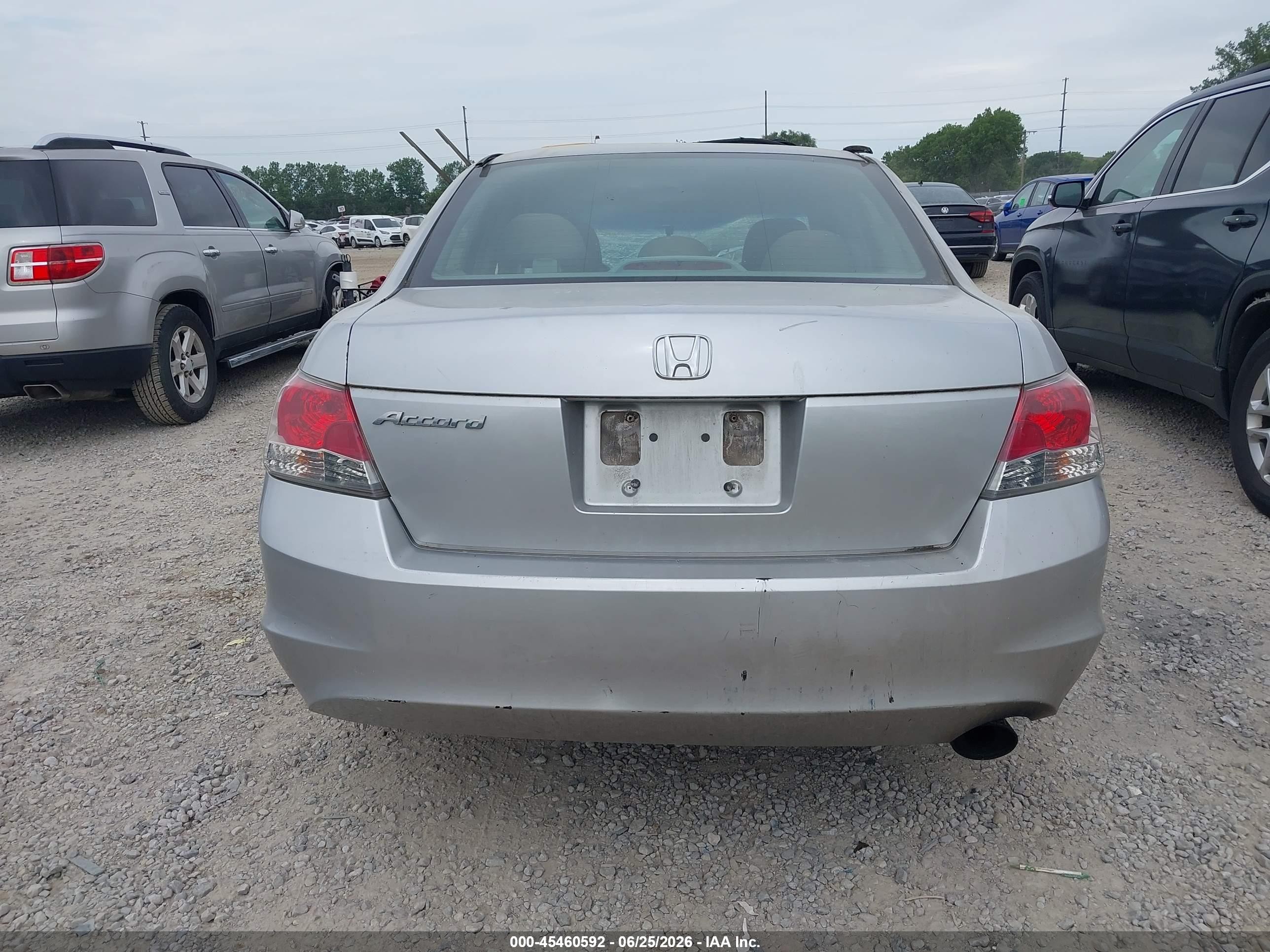 2008 Honda Accord 2.4 Ex Silver vin: 1HGCP267X8A118136