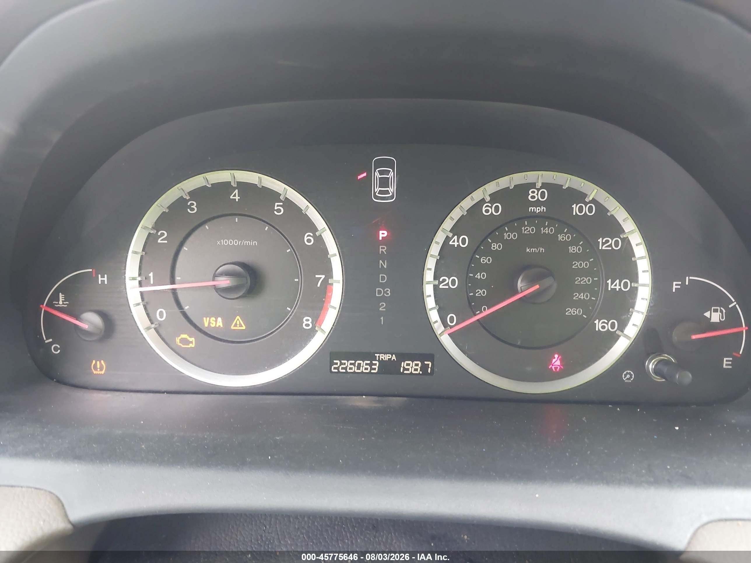 2008 Honda Accord 2.4 Ex Black vin: 1HGCP267X8A132652