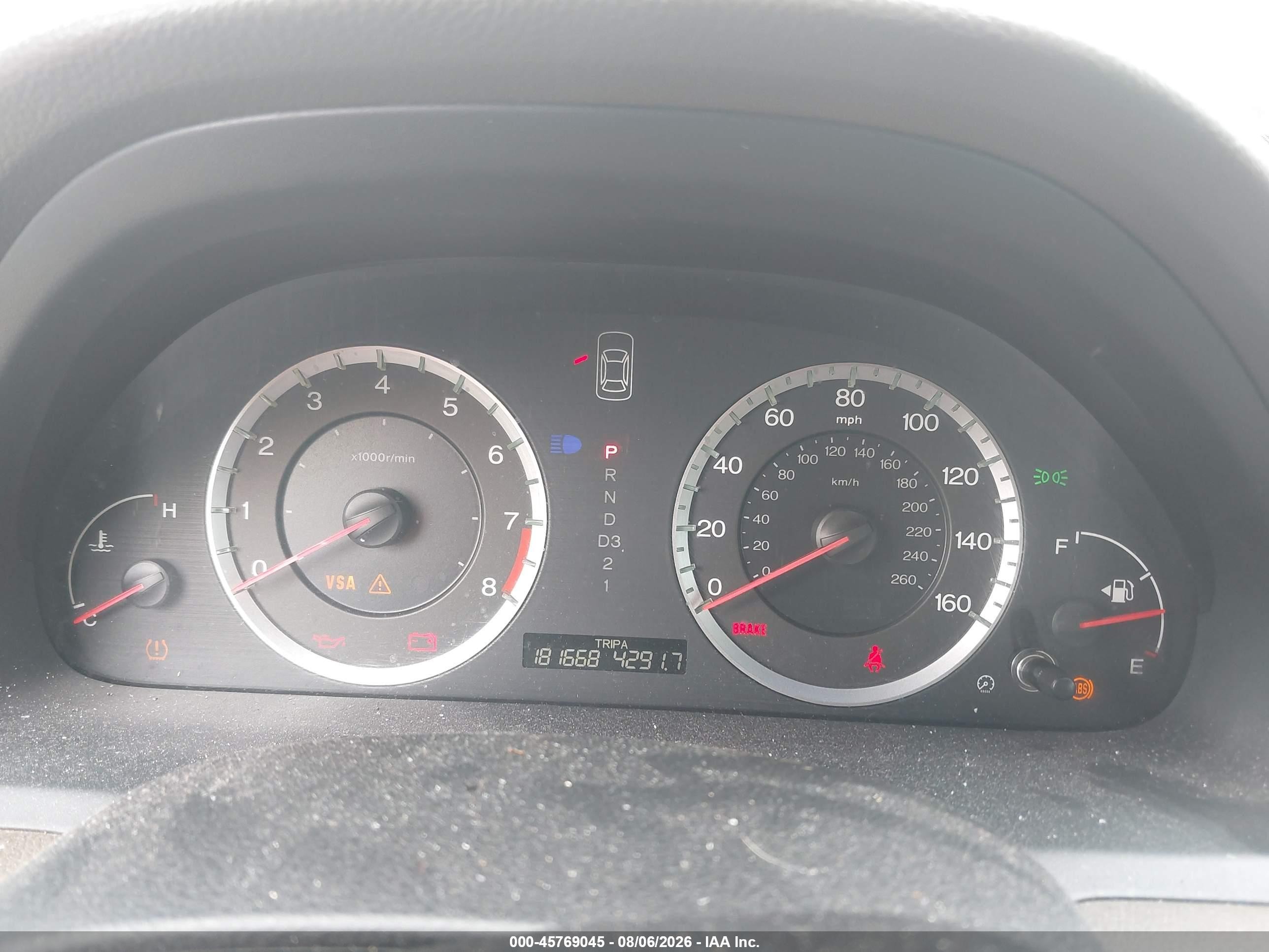 2009 Honda Accord 2.4 Ex Gold vin: 1HGCP267X9A003604