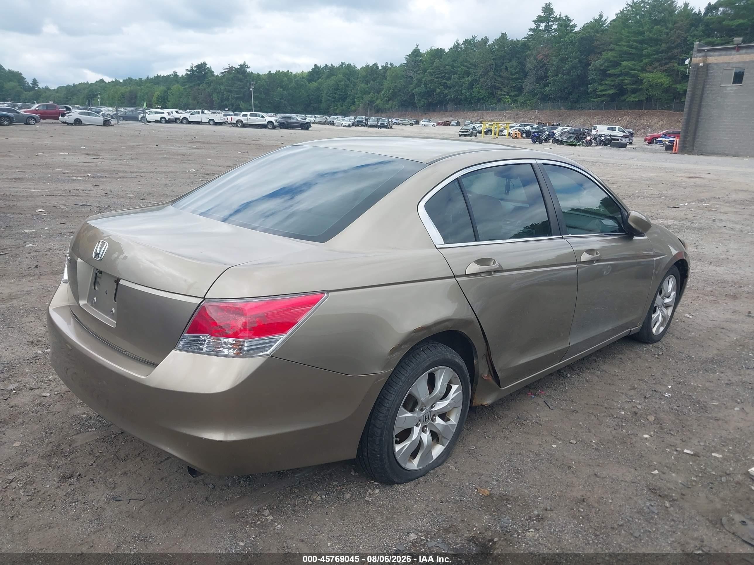 2009 Honda Accord 2.4 Ex Gold vin: 1HGCP267X9A003604