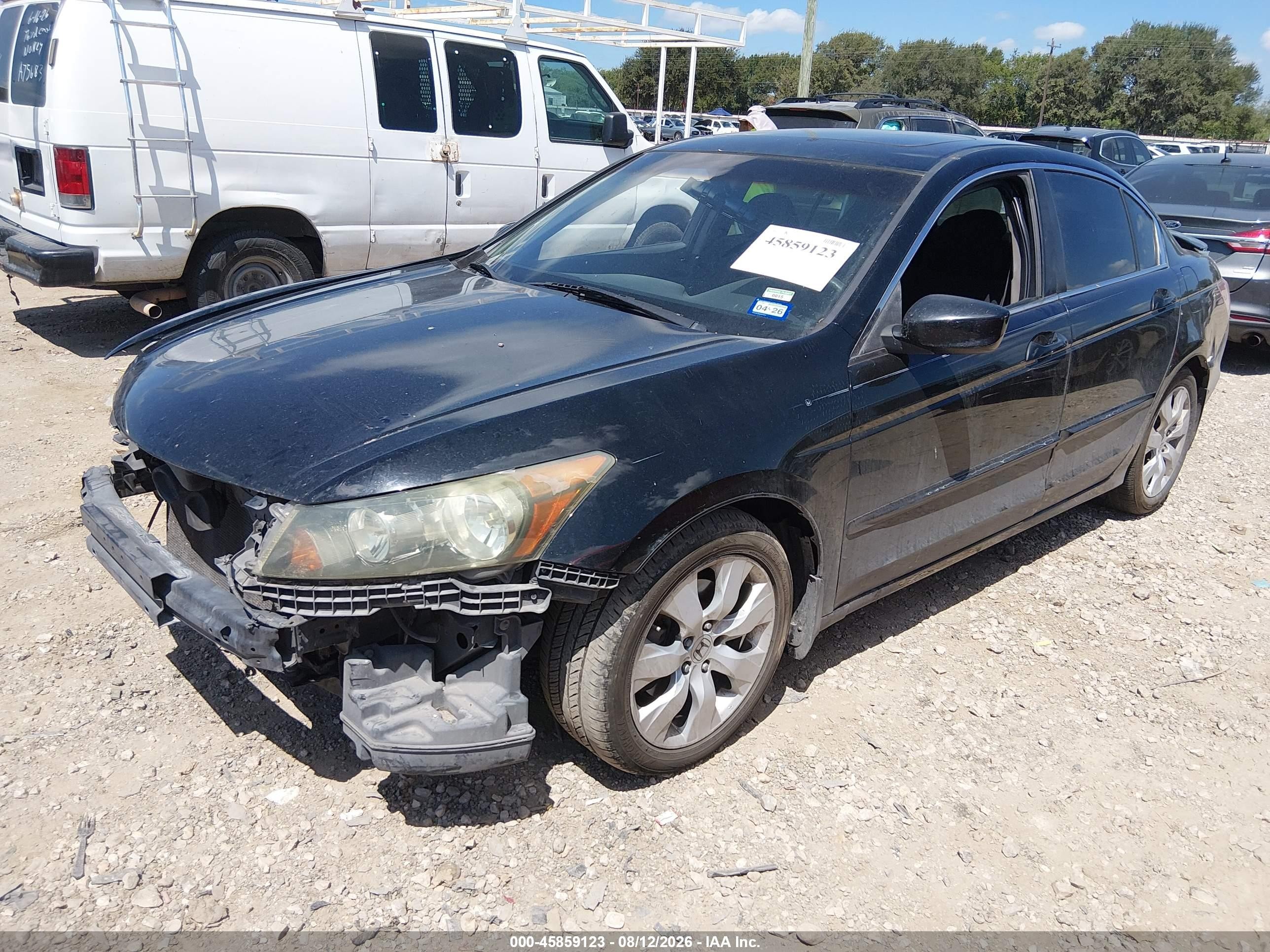 2009 Honda Accord 2.4 Ex Black vin: 1HGCP267X9A006437