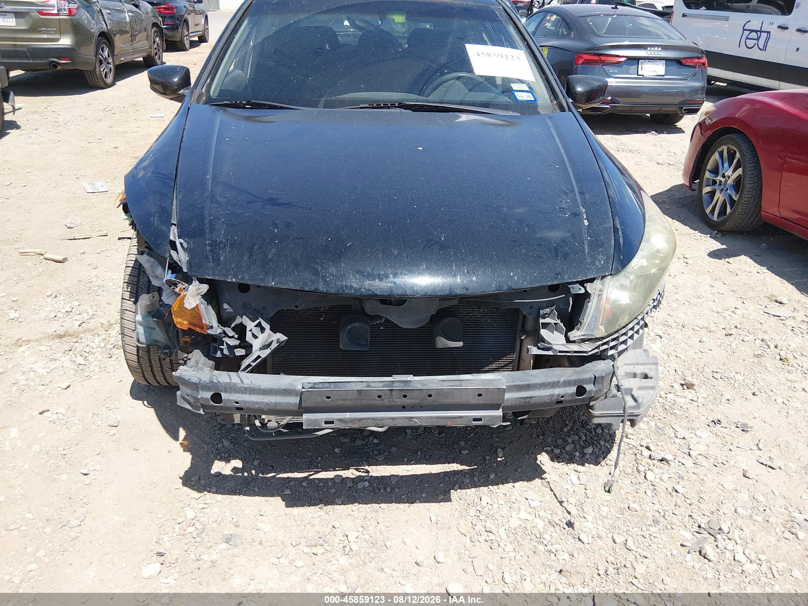 2009 Honda Accord 2.4 Ex Black vin: 1HGCP267X9A006437