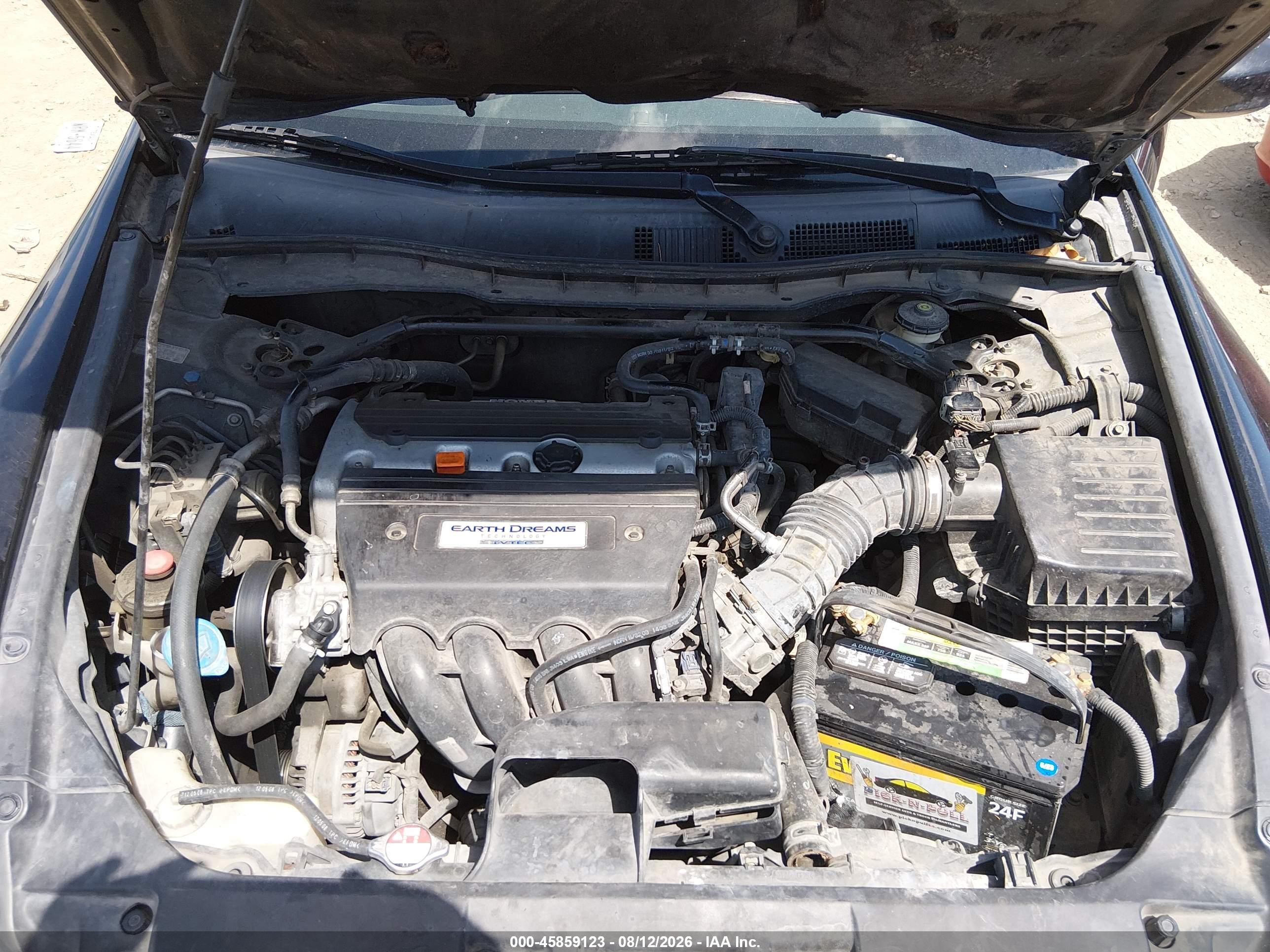 2009 Honda Accord 2.4 Ex Black vin: 1HGCP267X9A006437