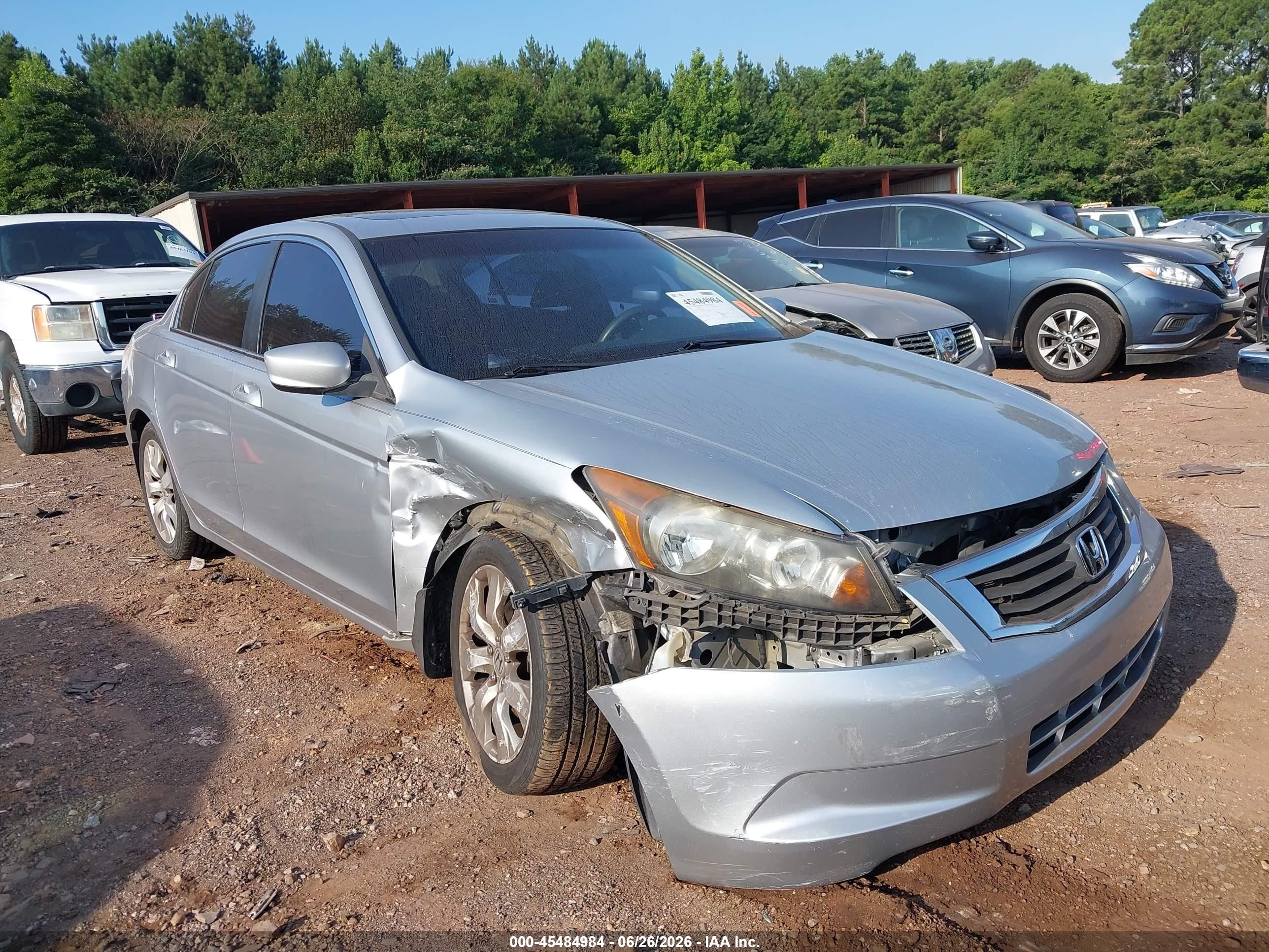 2009 Honda Accord 2.4 Ex Silver vin: 1HGCP267X9A010956