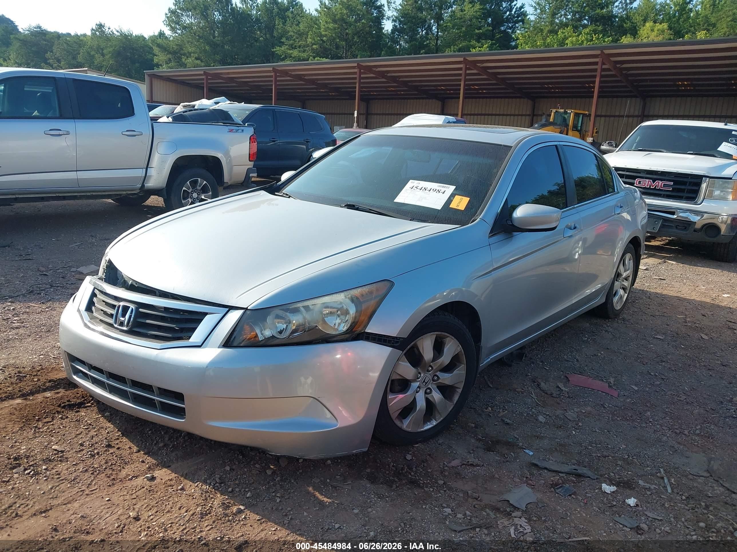 2009 Honda Accord 2.4 Ex Серебряный vin: 1HGCP267X9A010956