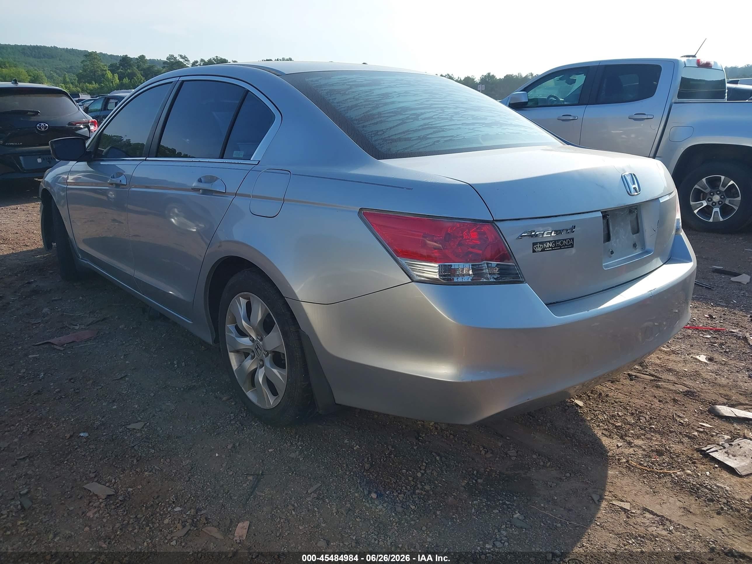 2009 Honda Accord 2.4 Ex Серебряный vin: 1HGCP267X9A010956