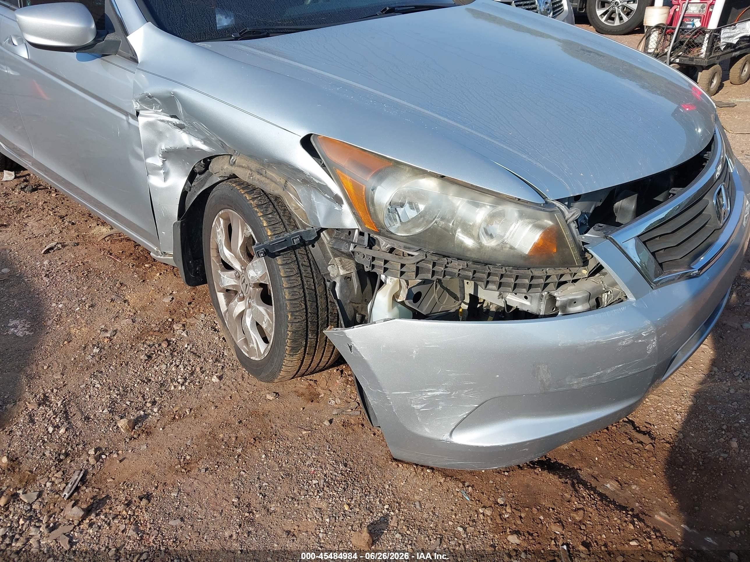 2009 Honda Accord 2.4 Ex Серебряный vin: 1HGCP267X9A010956