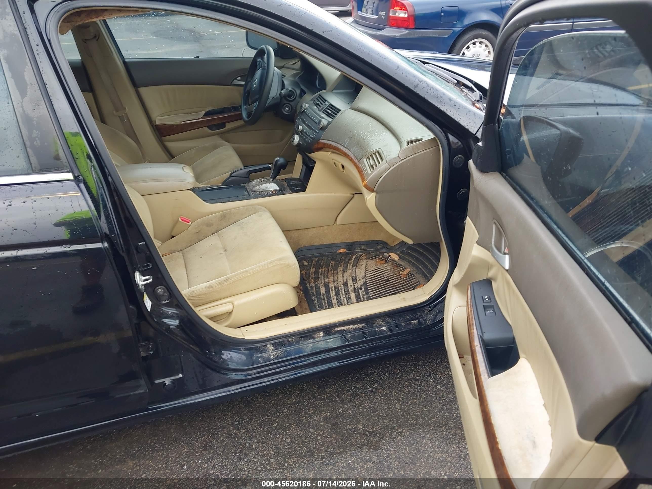 2009 Honda Accord 2.4 Ex Black vin: 1HGCP267X9A044041