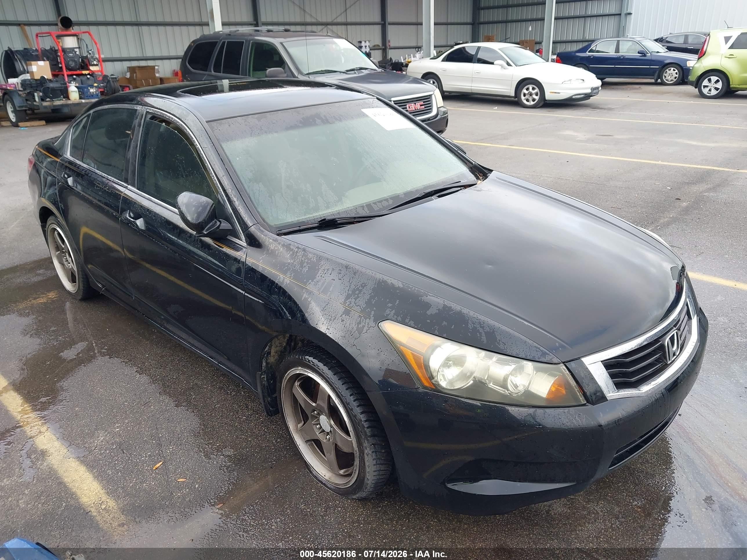 2009 Honda Accord 2.4 Ex Black vin: 1HGCP267X9A044041
