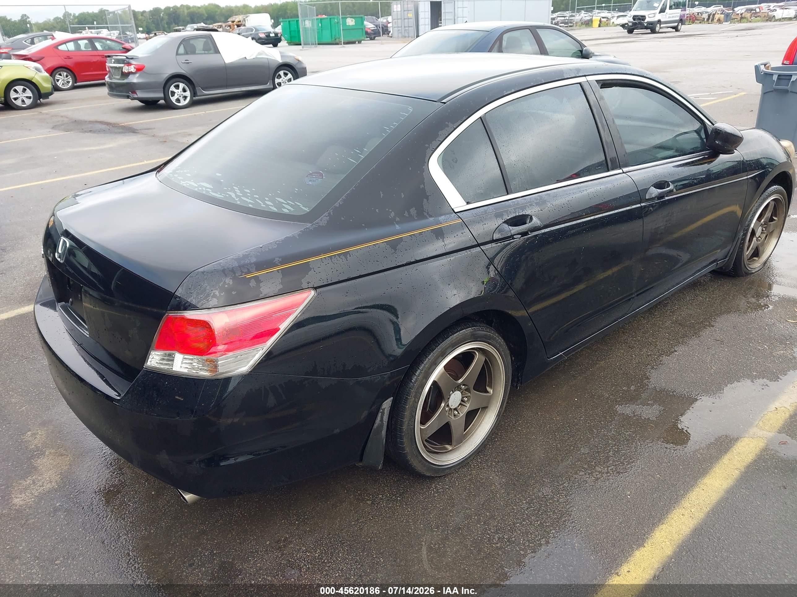 2009 Honda Accord 2.4 Ex Black vin: 1HGCP267X9A044041