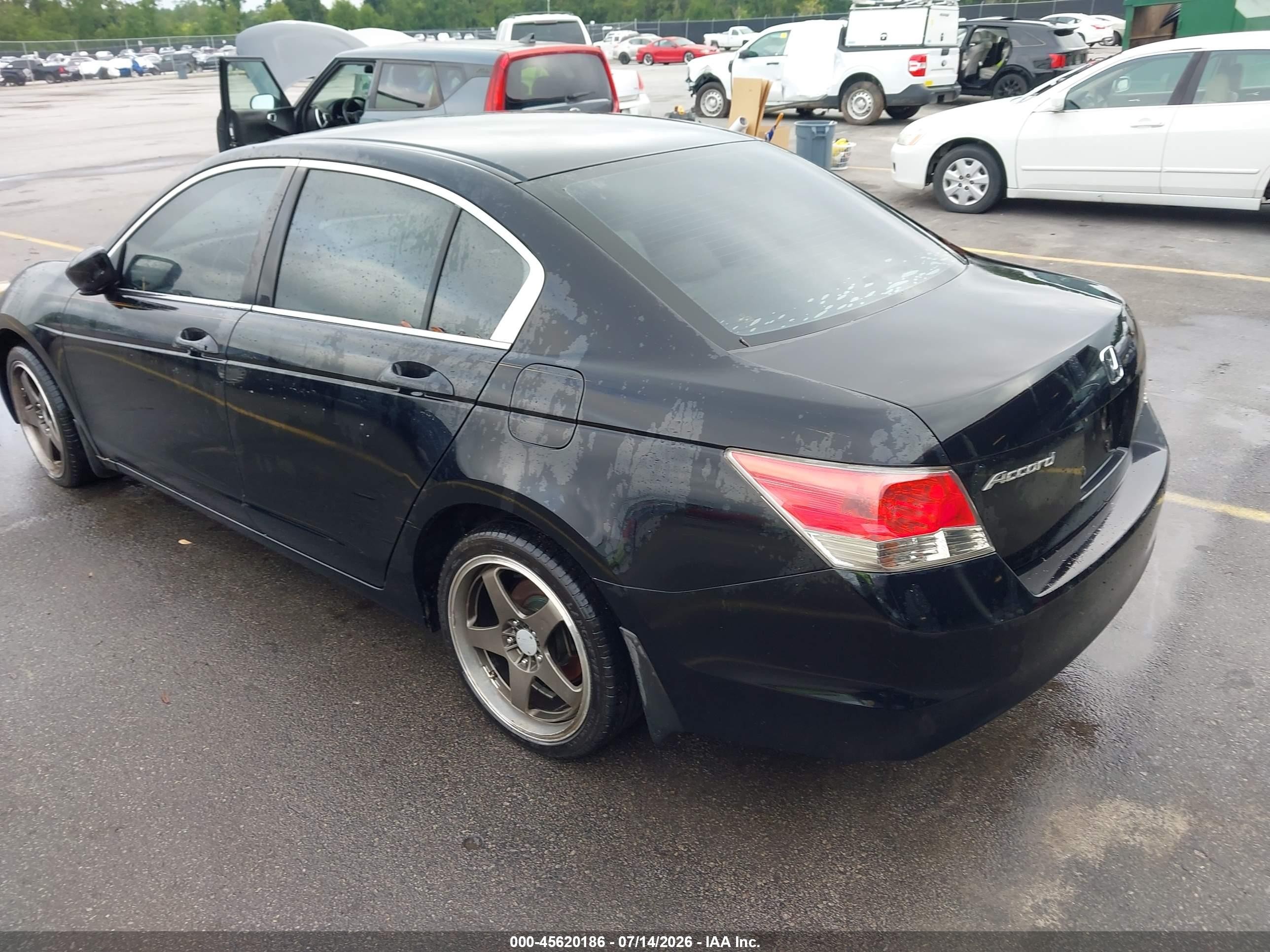 2009 Honda Accord 2.4 Ex Black vin: 1HGCP267X9A044041
