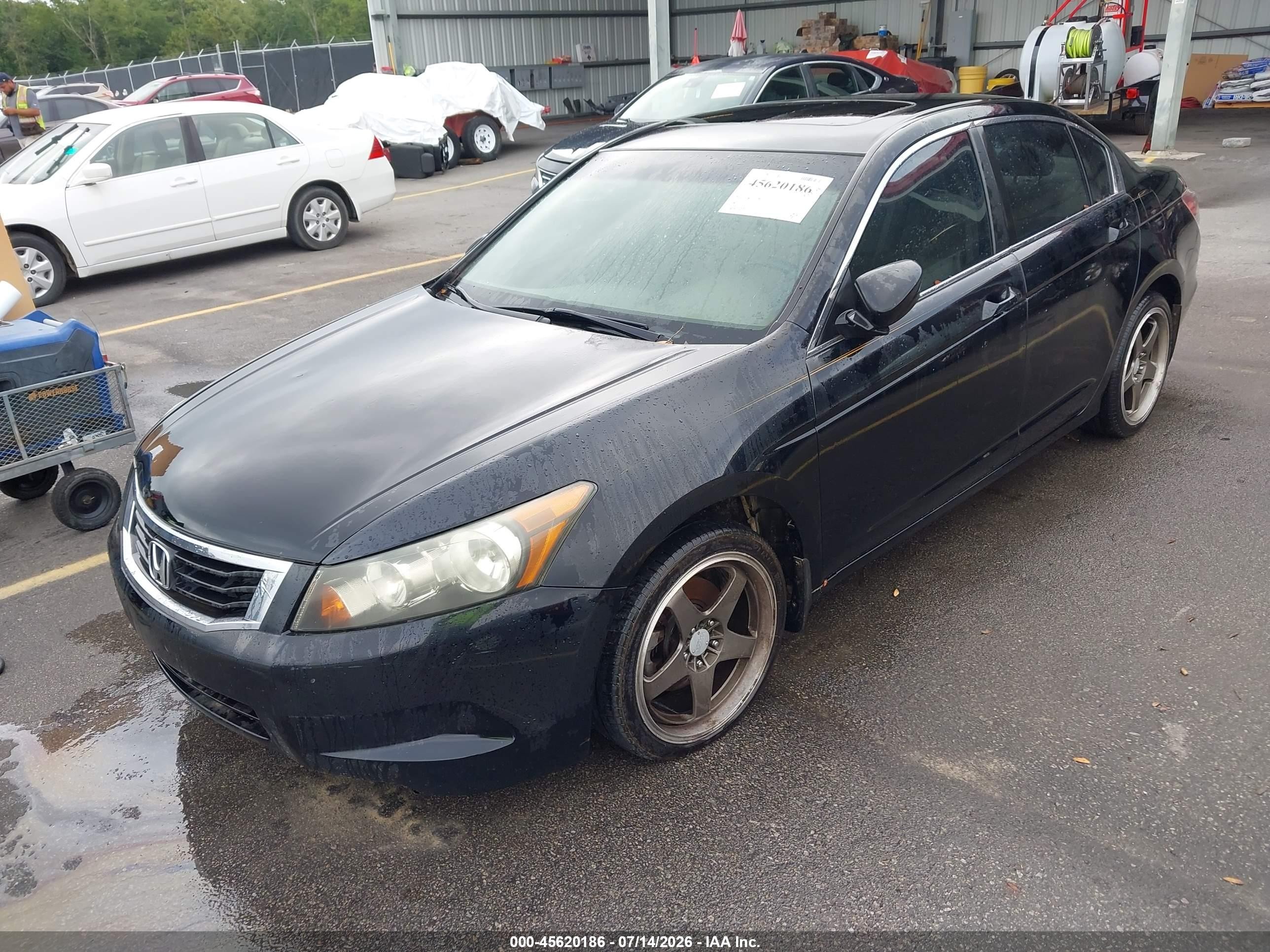 2009 Honda Accord 2.4 Ex Black vin: 1HGCP267X9A044041