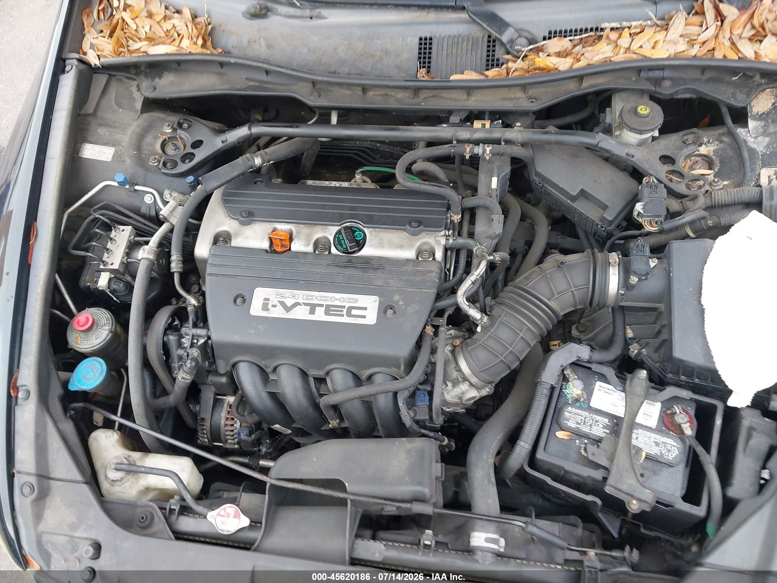 2009 Honda Accord 2.4 Ex Black vin: 1HGCP267X9A044041