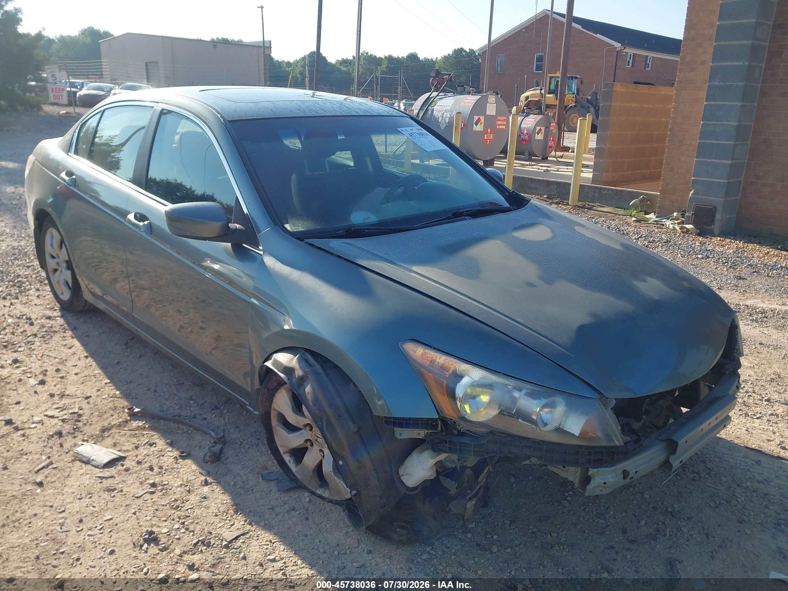 2009 Honda Accord 2.4 Ex Teal vin: 1HGCP267X9A126061