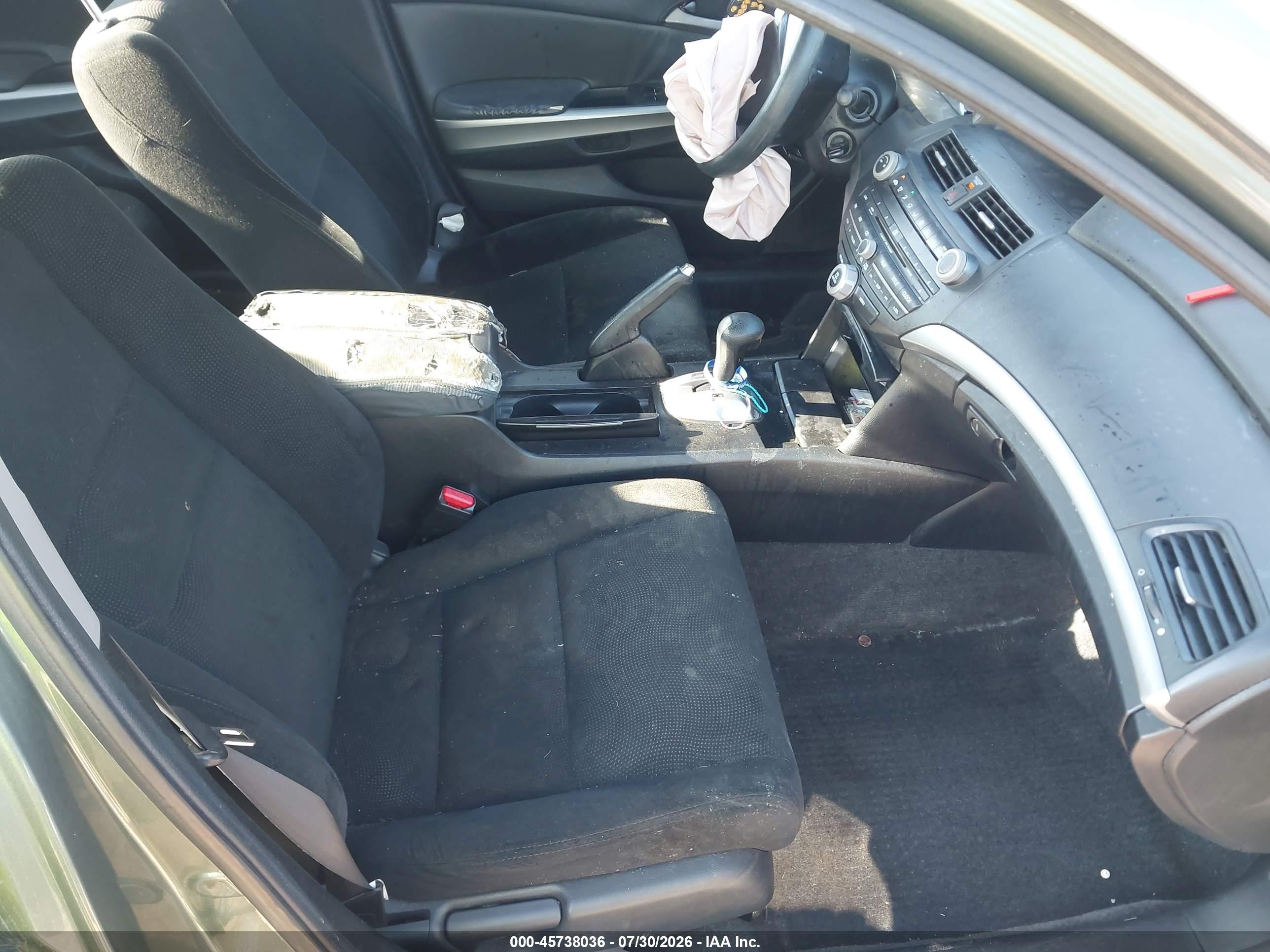2009 Honda Accord 2.4 Ex Бирюзовый vin: 1HGCP267X9A126061