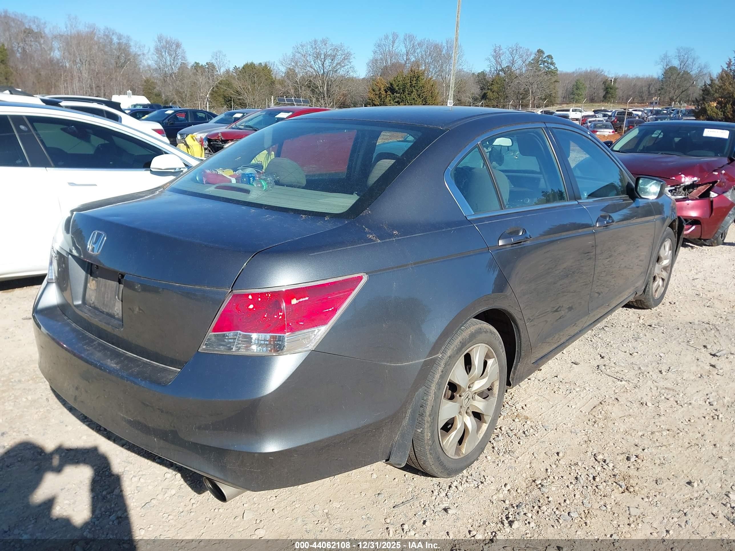 2009 Honda Accord 2.4 Ex Gray vin: 1HGCP267X9A181626