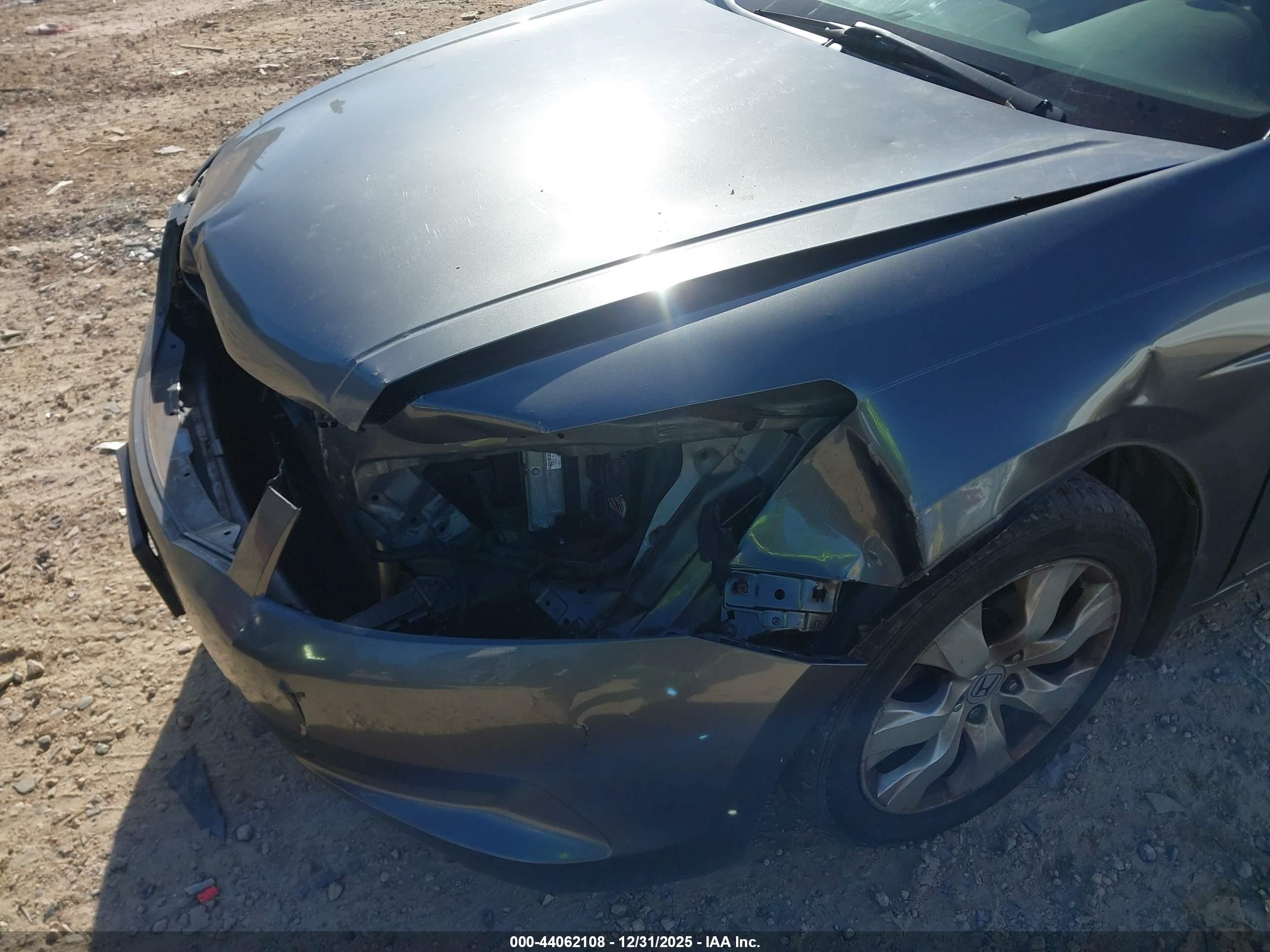 2009 Honda Accord 2.4 Ex Gray vin: 1HGCP267X9A181626