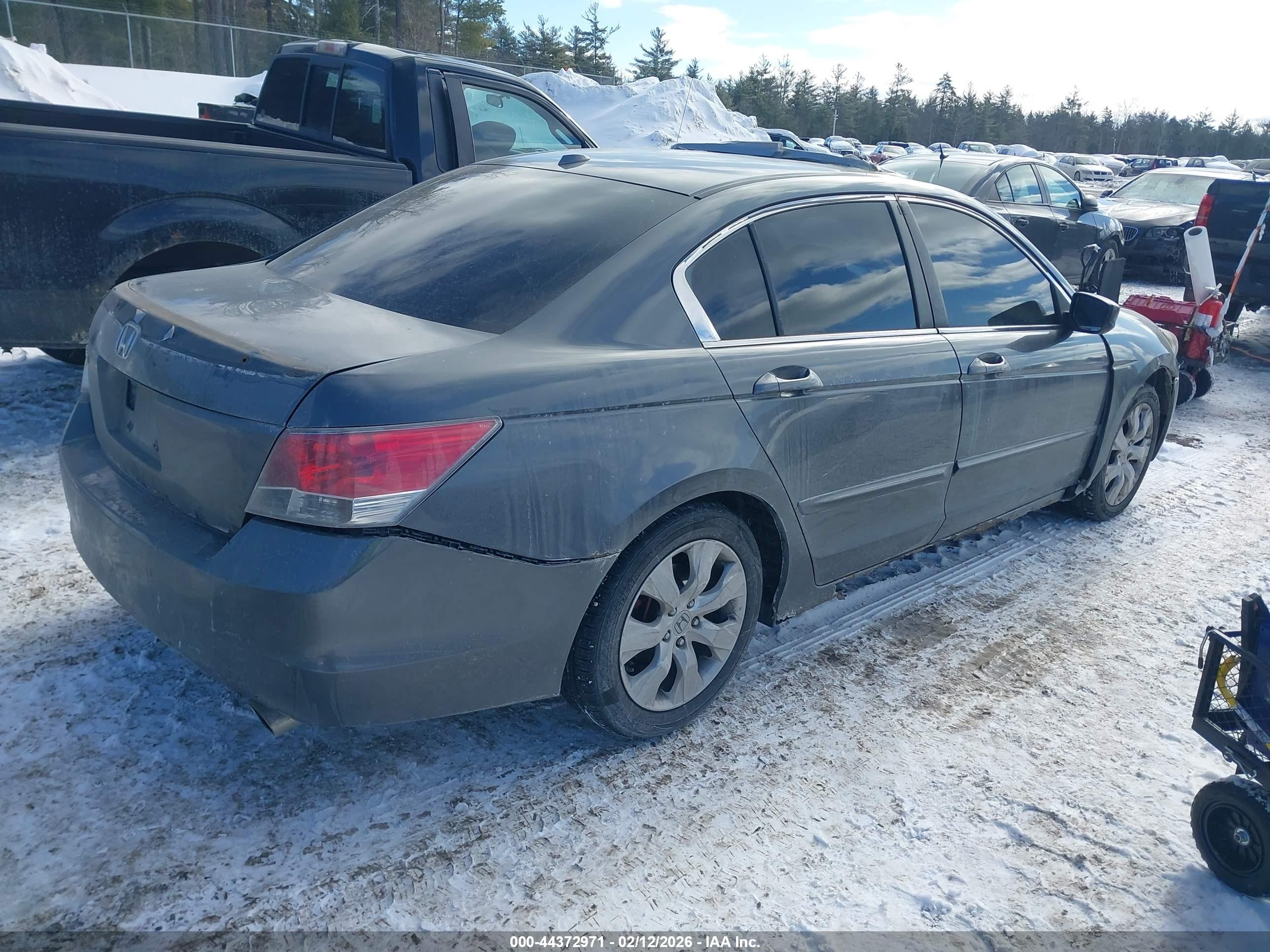 2008 Honda Accord 2.4 Ex-l Gray vin: 1HGCP26808A003876