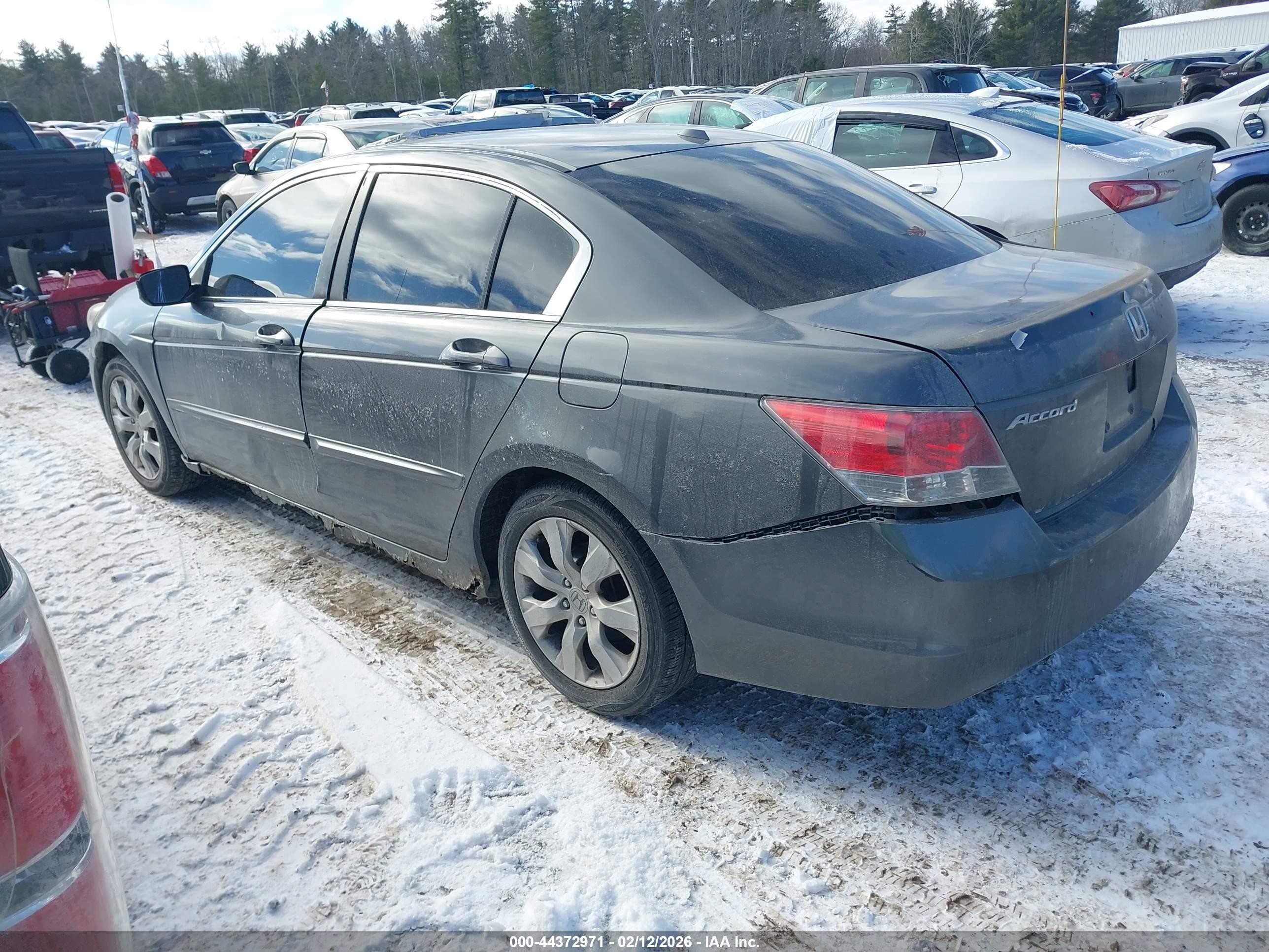 2008 Honda Accord 2.4 Ex-l Gray vin: 1HGCP26808A003876