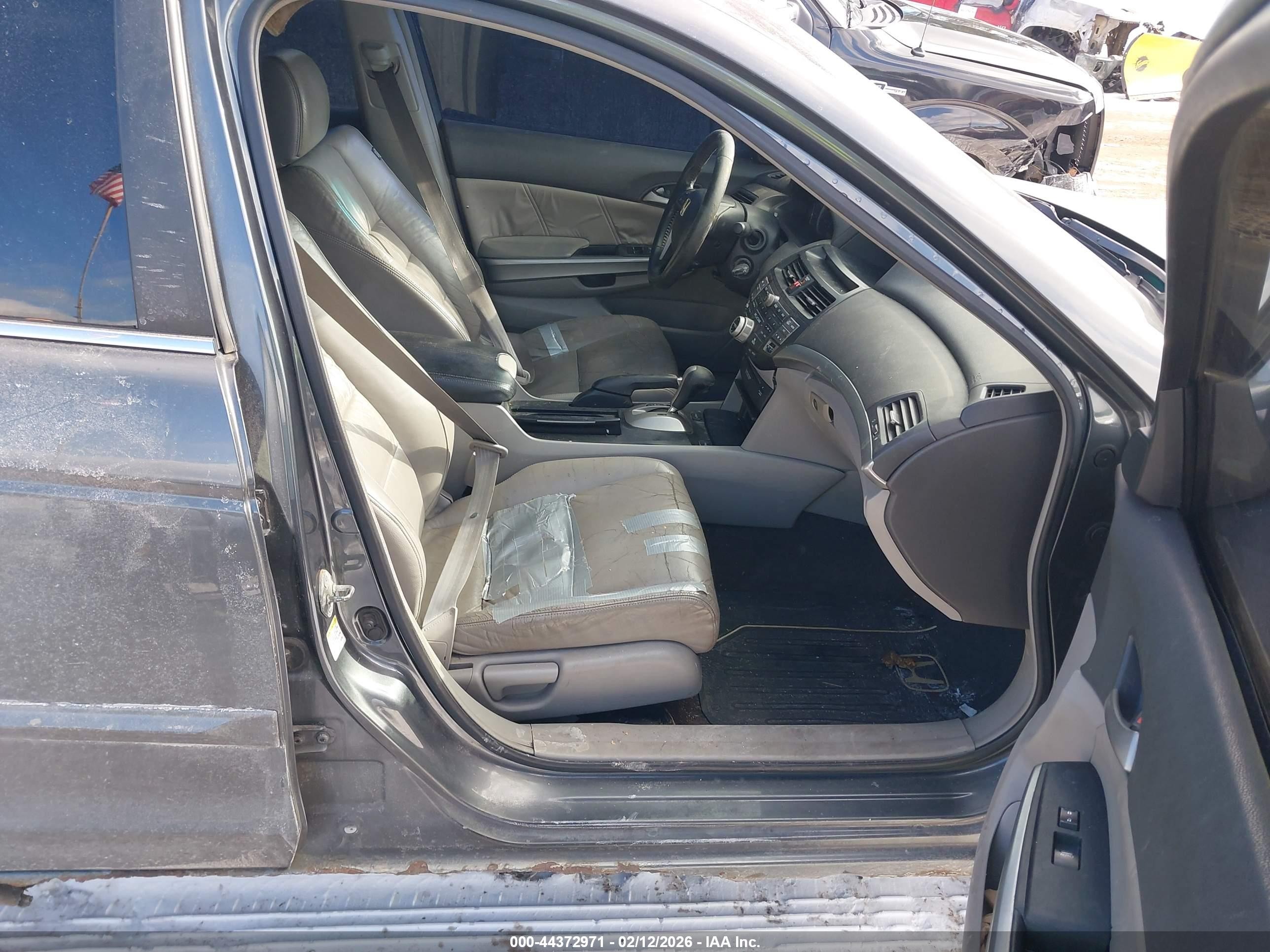 2008 Honda Accord 2.4 Ex-l Gray vin: 1HGCP26808A003876