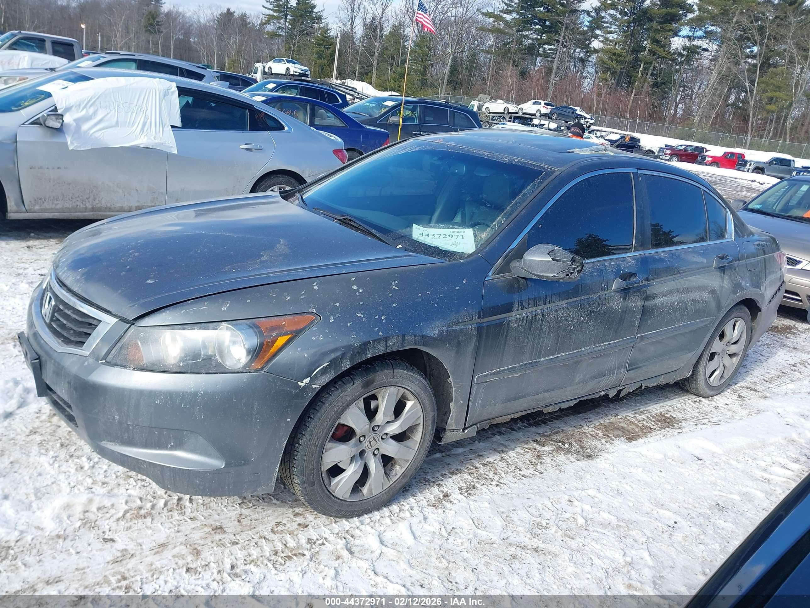 2008 Honda Accord 2.4 Ex-l Gray vin: 1HGCP26808A003876