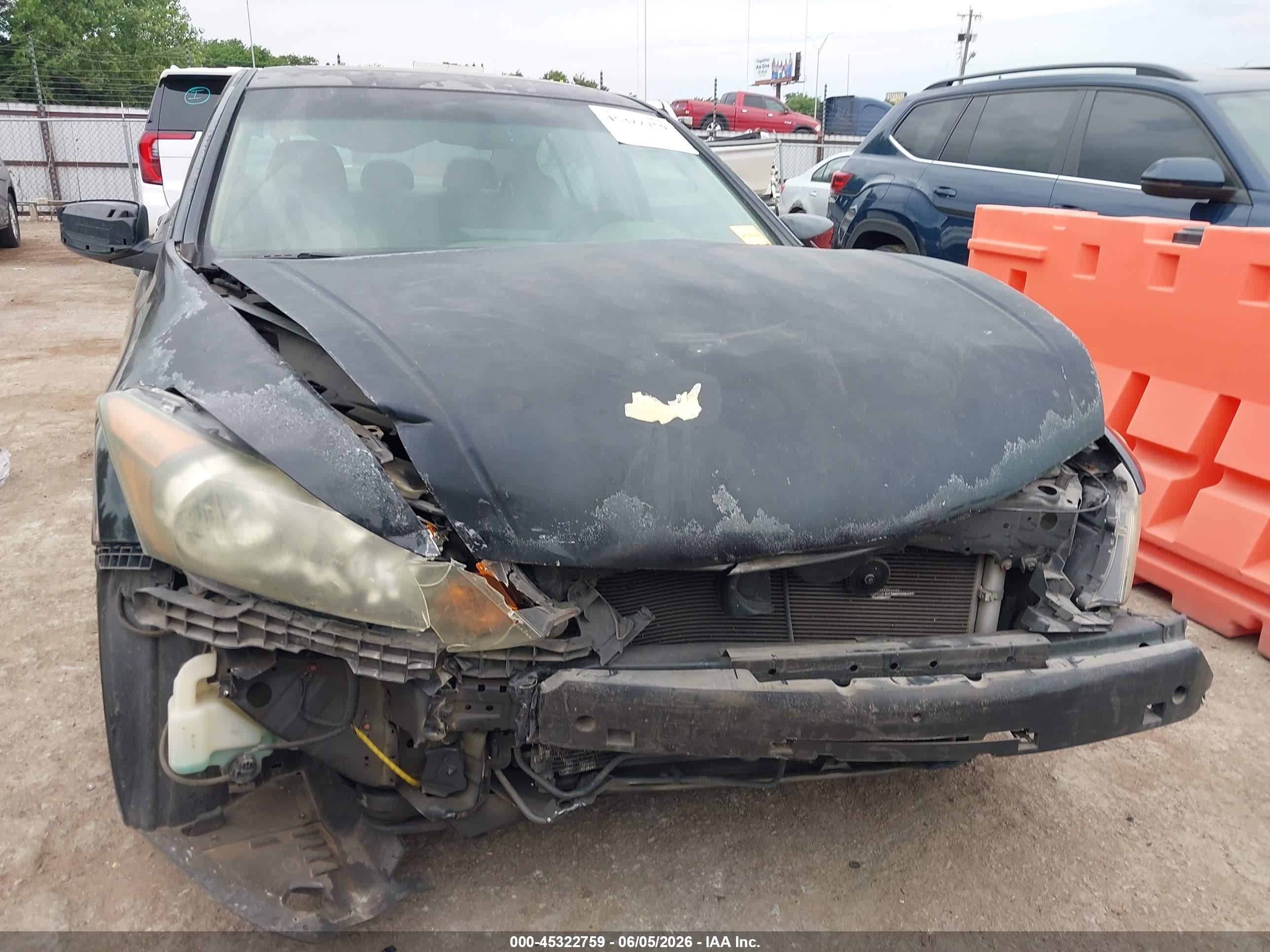 2008 Honda Accord 2.4 Ex-l Black vin: 1HGCP26808A004073