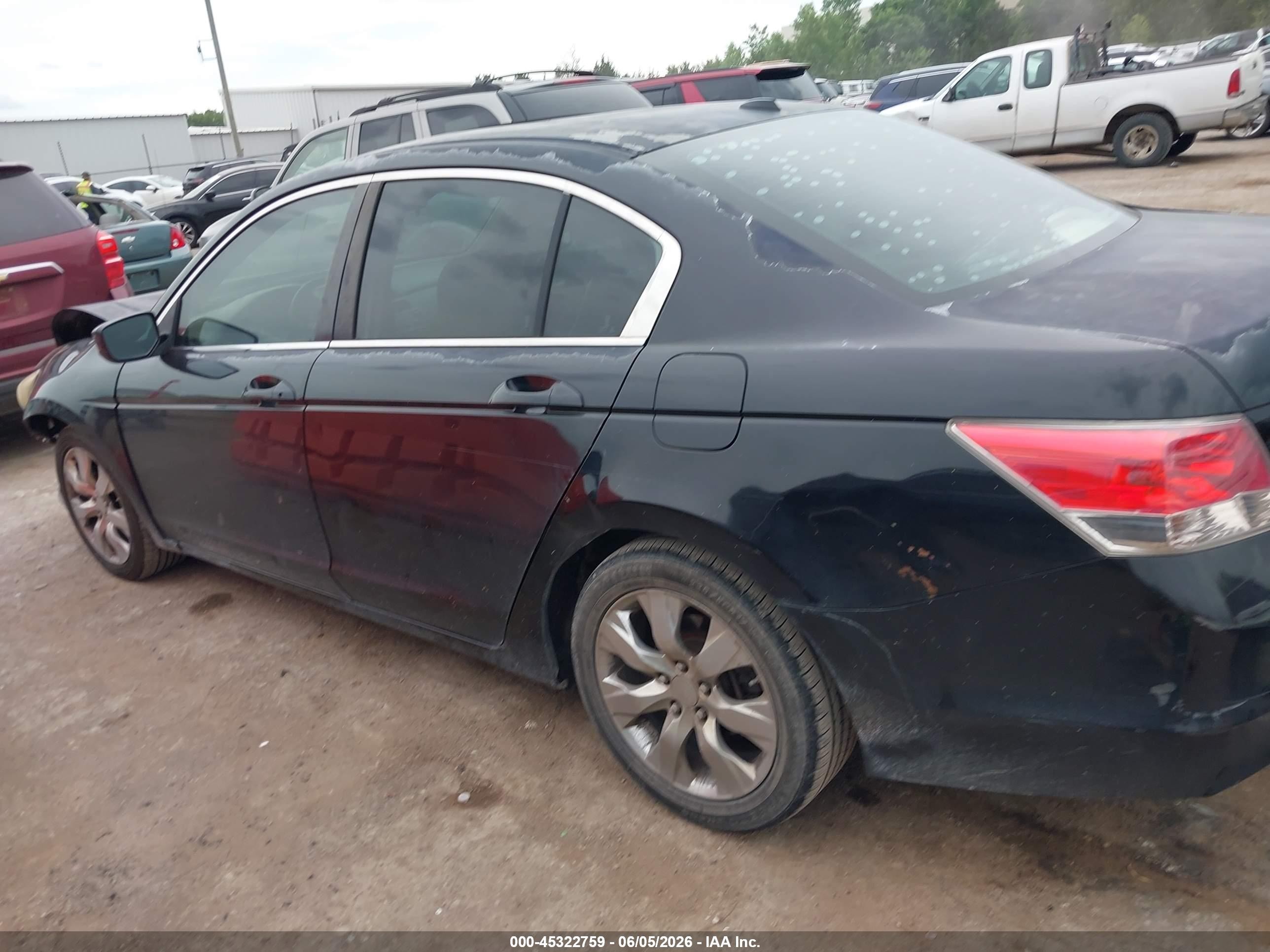 2008 Honda Accord 2.4 Ex-l Black vin: 1HGCP26808A004073