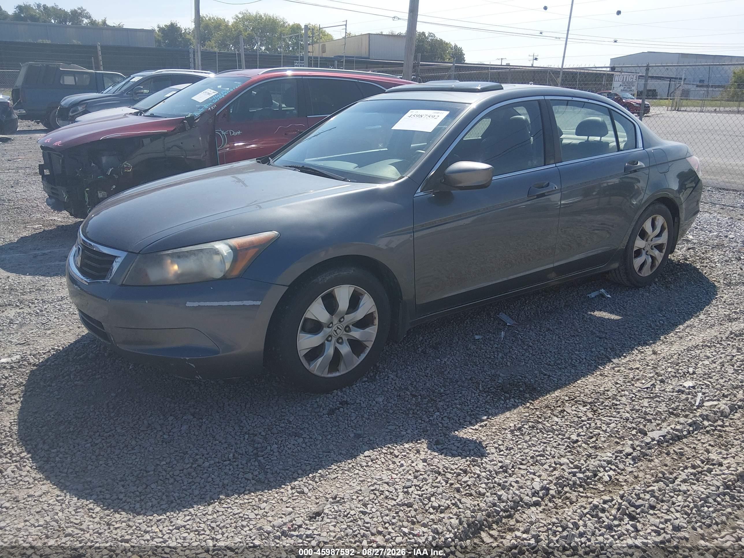 2008 Honda Accord 2.4 Ex-l Silver vin: 1HGCP26808A005353