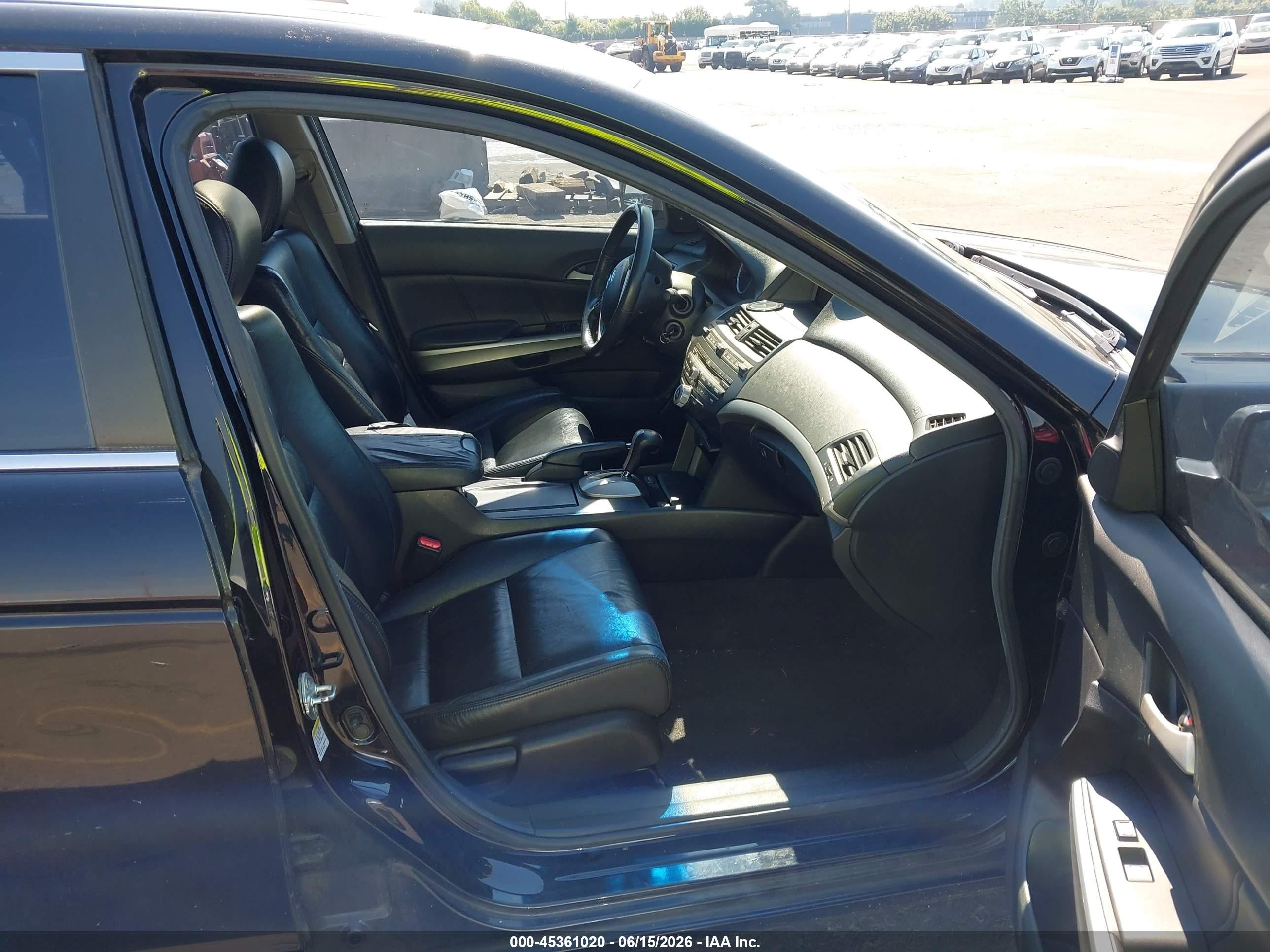2008 Honda Accord 2.4 Ex-l Black vin: 1HGCP26808A009094