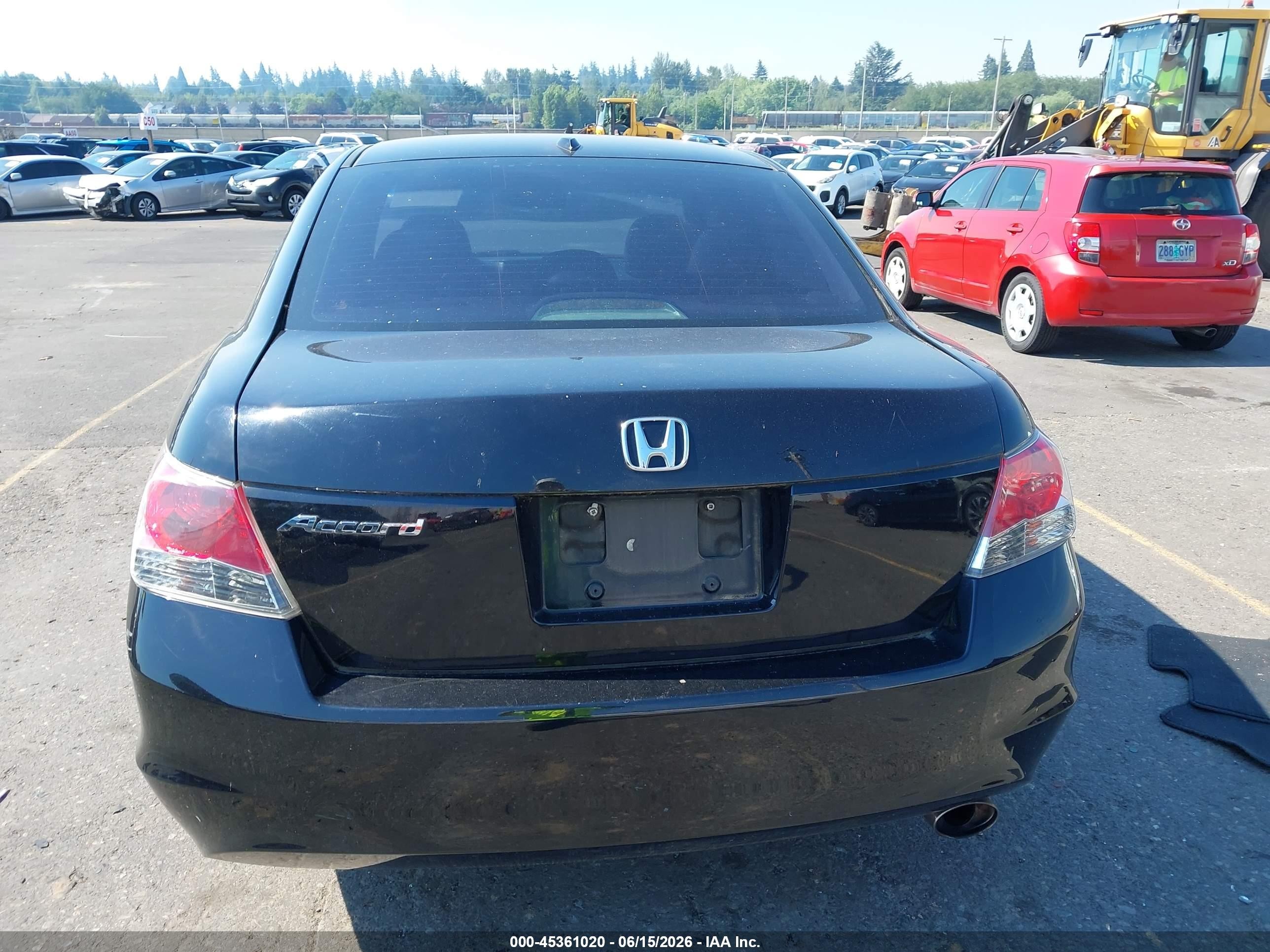 2008 Honda Accord 2.4 Ex-l Black vin: 1HGCP26808A009094
