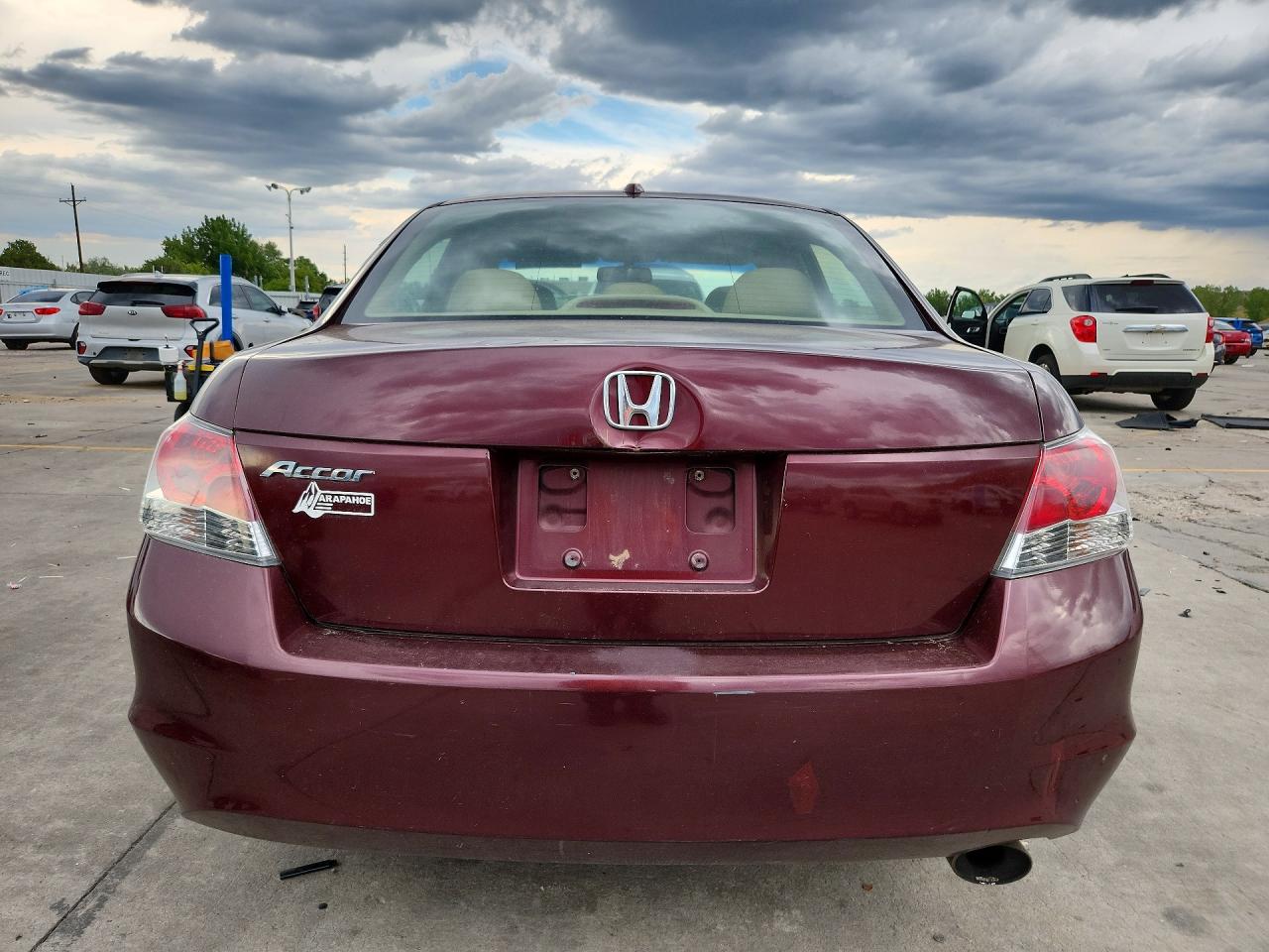 2008 Honda Accord Exl Maroon vin: 1HGCP26808A024288
