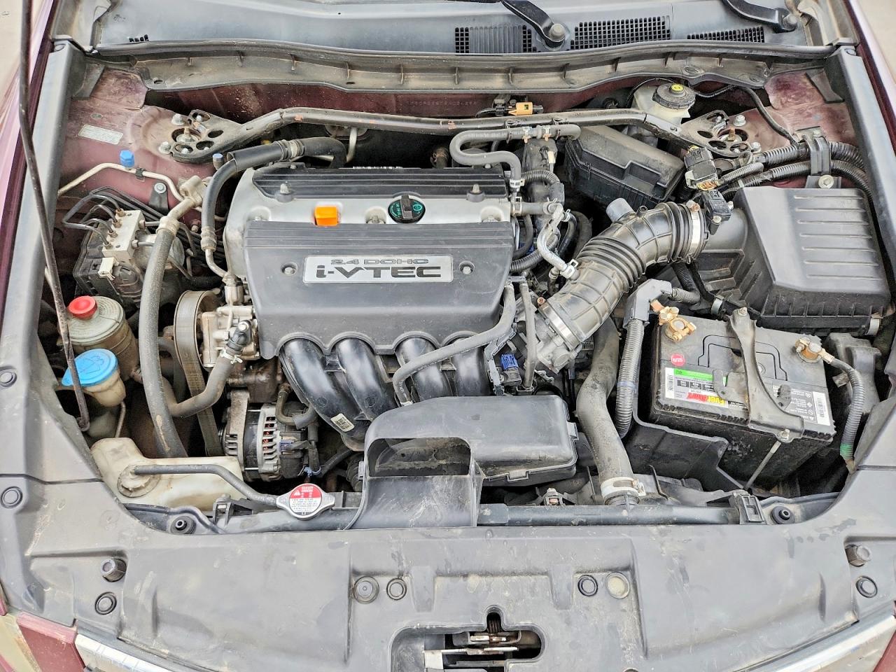 2008 Honda Accord Exl Maroon vin: 1HGCP26808A024288