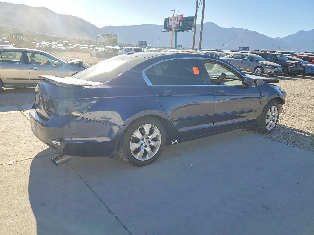 2008 Honda Accord Exl Blue vin: 1HGCP26808A026381