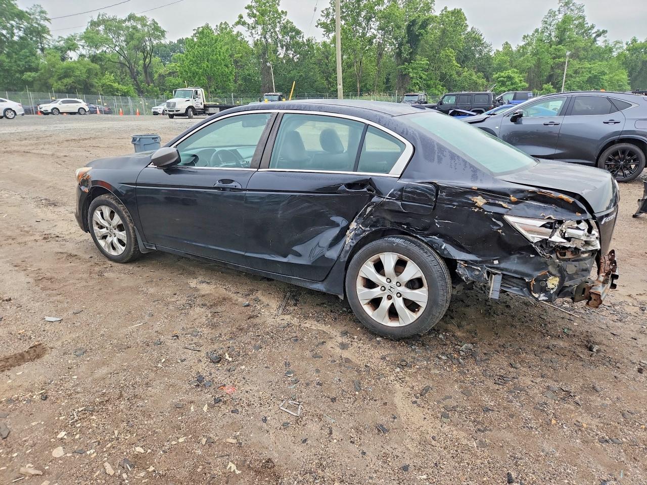 2008 Honda Accord Exl Black vin: 1HGCP26808A036246