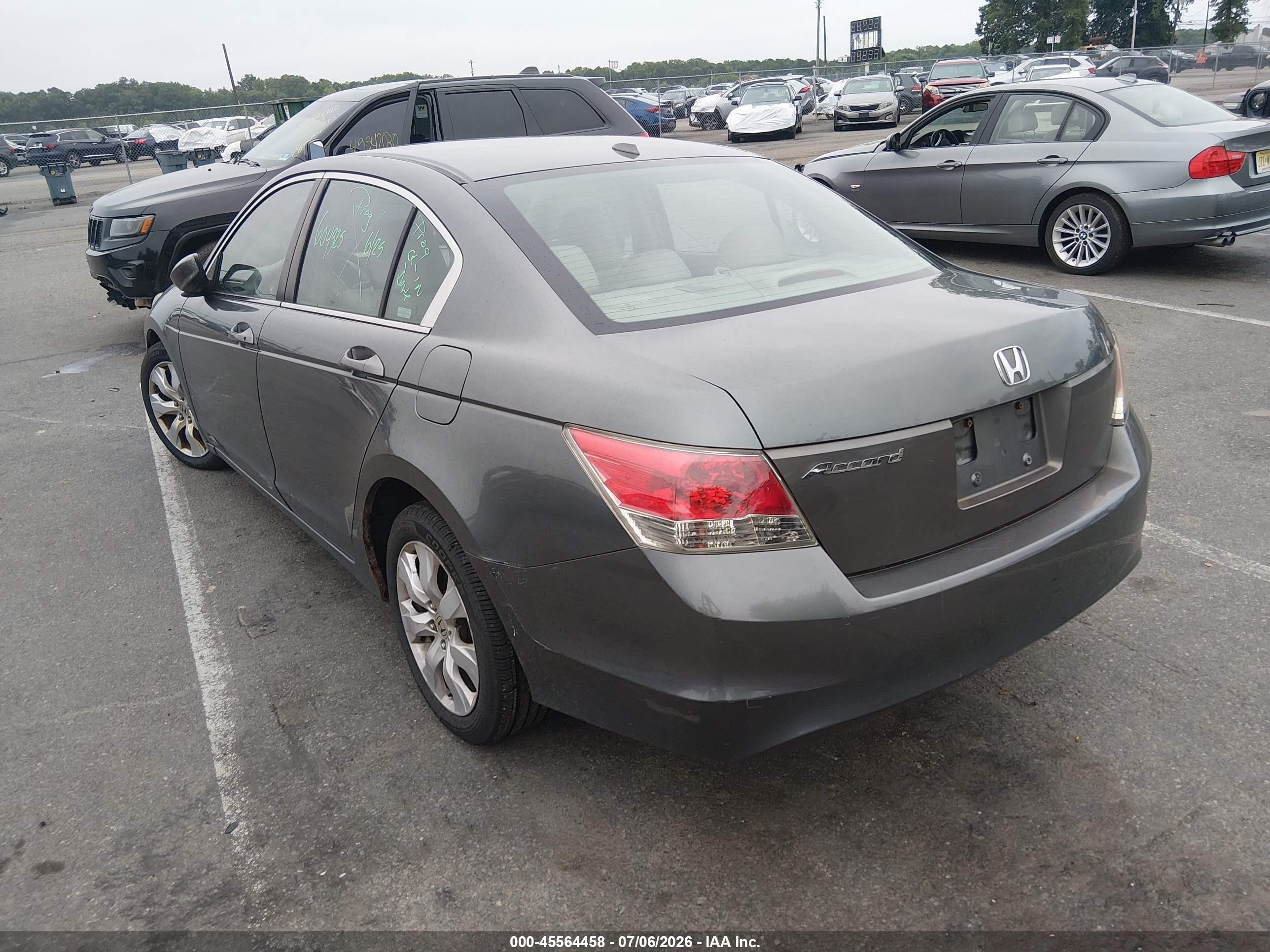 2008 Honda Accord 2.4 Ex-l Gray vin: 1HGCP26808A055119