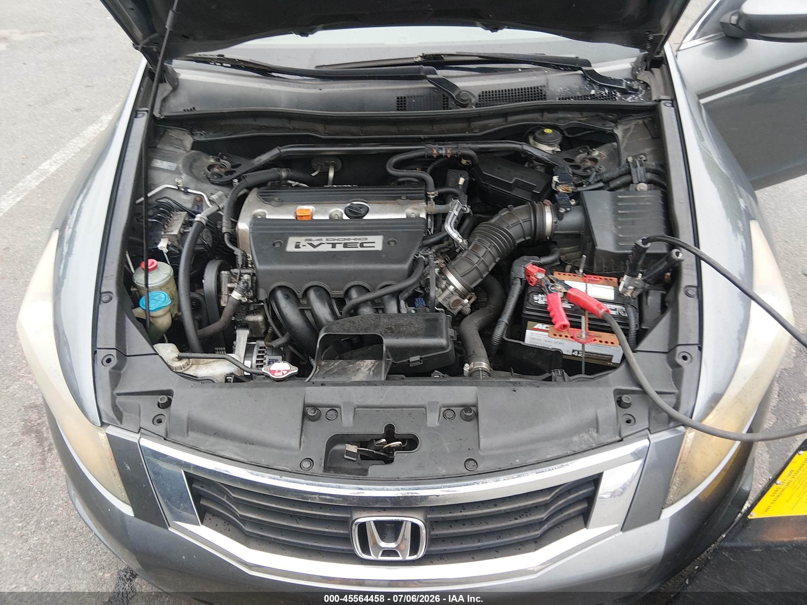 2008 Honda Accord 2.4 Ex-l Gray vin: 1HGCP26808A055119