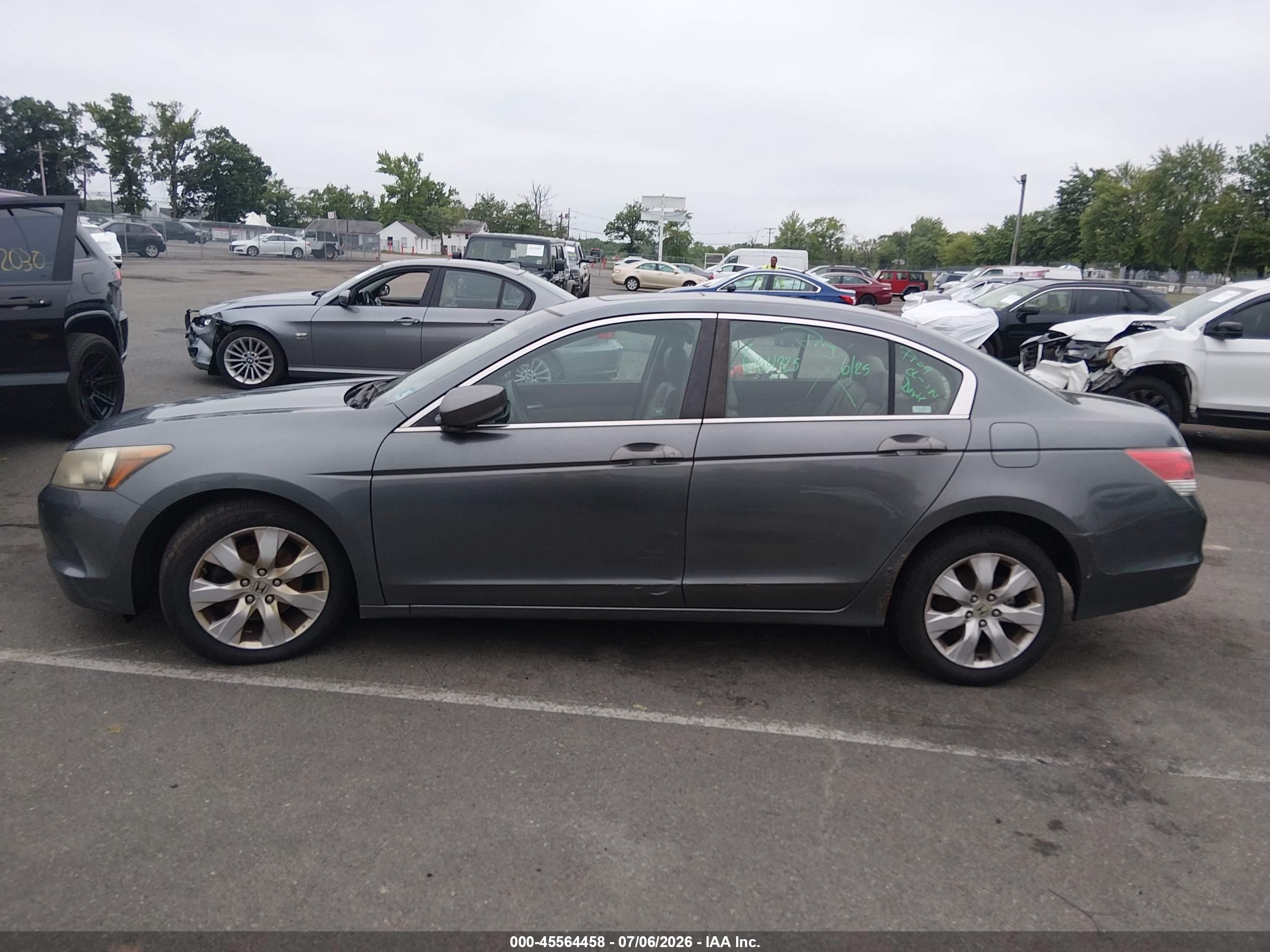 2008 Honda Accord 2.4 Ex-l Gray vin: 1HGCP26808A055119