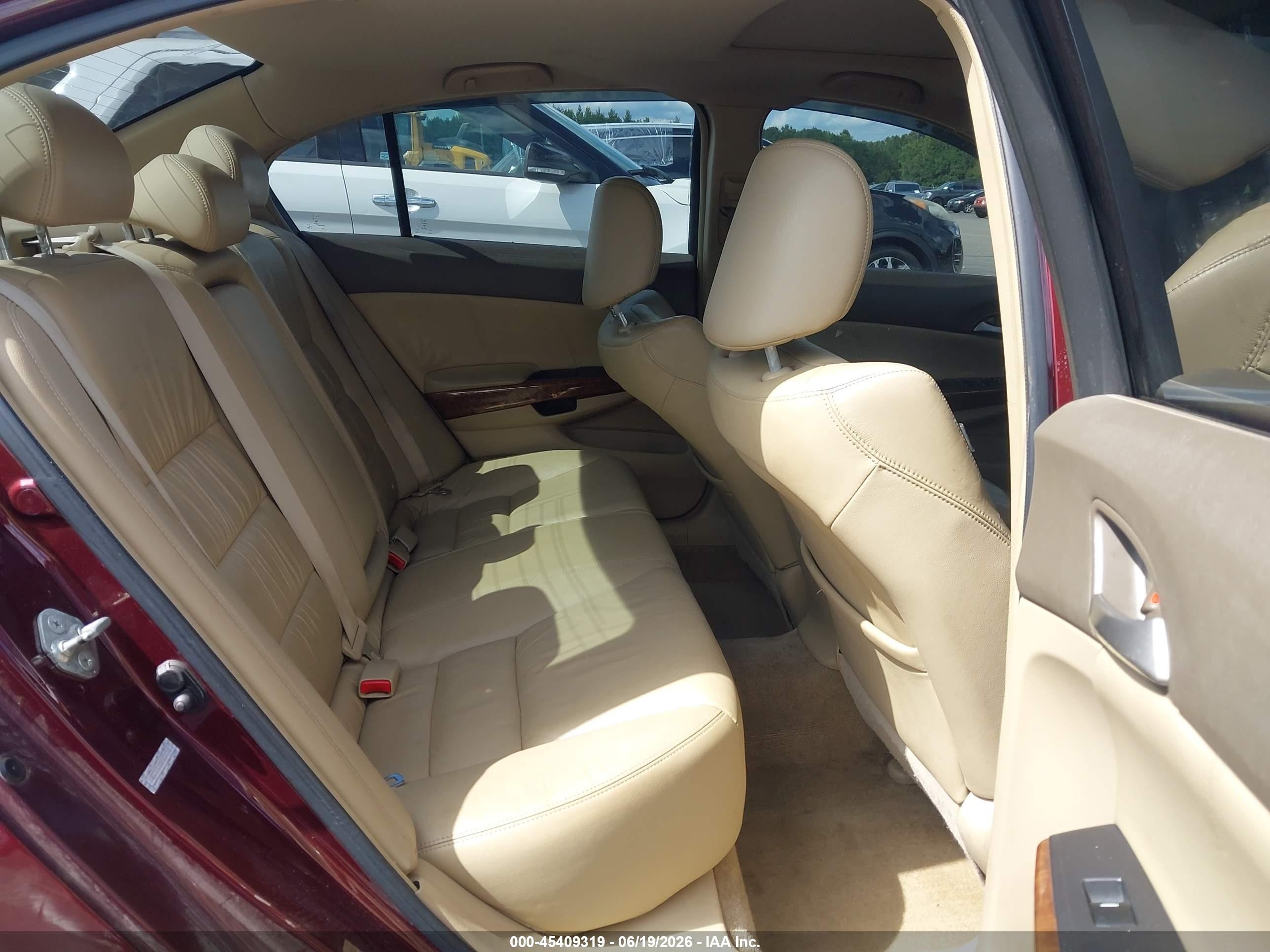 2008 Honda Accord 2.4 Ex-l Maroon vin: 1HGCP26808A064418